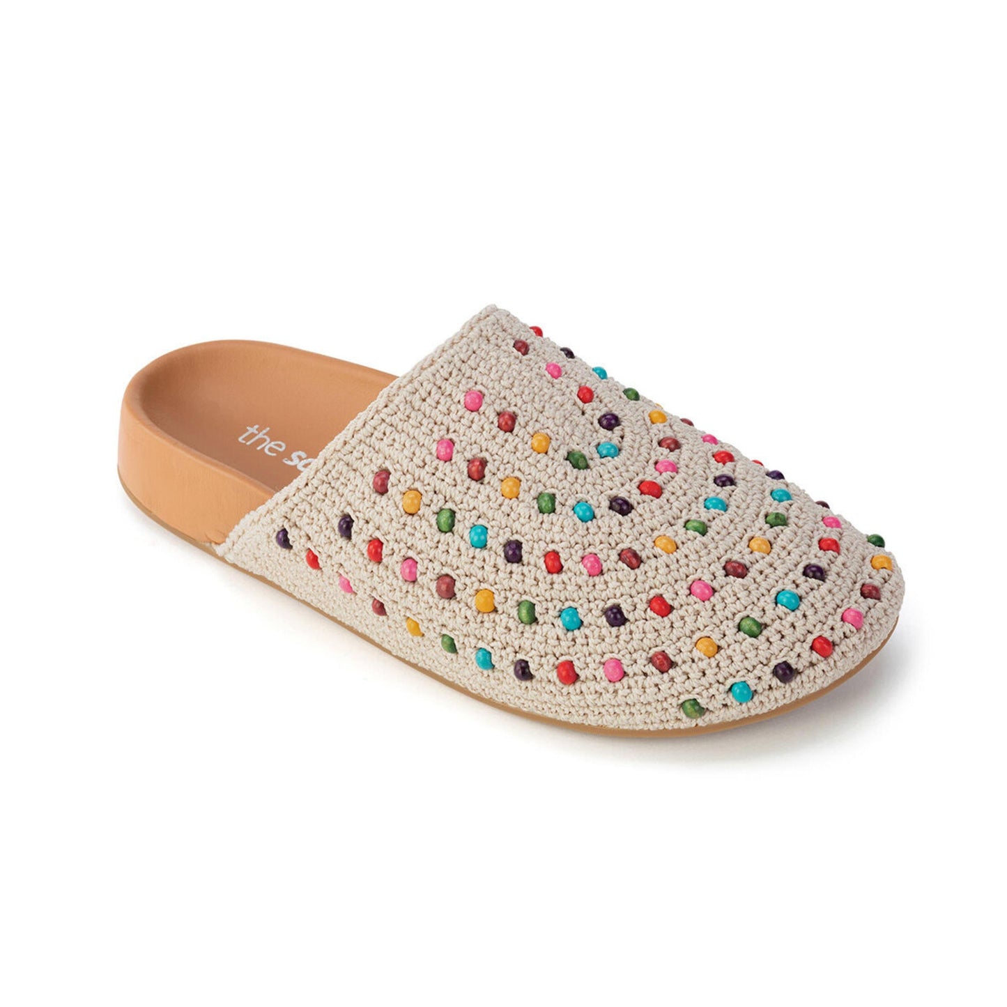 The Sak Bolinas Clog Crochet - |Ecru Multi Beads|