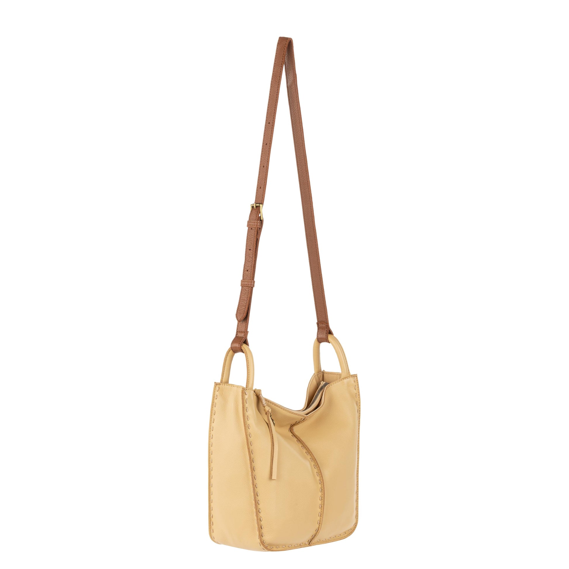 The Sak Los Feliz Slouchy Crossbody Leather - |Buttercup|