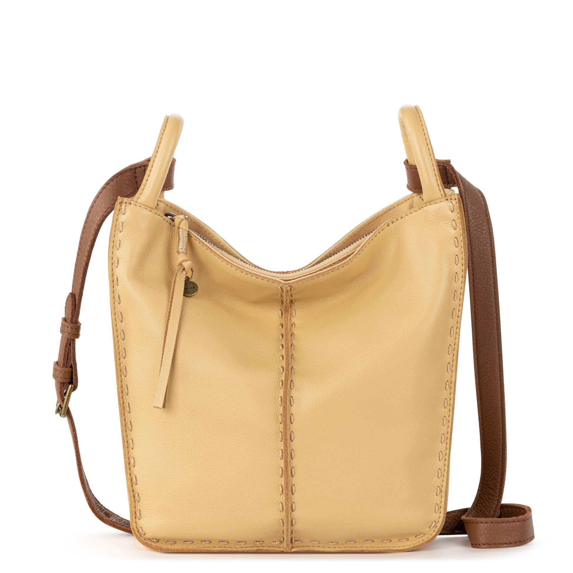 The Sak Los Feliz Slouchy Crossbody Leather - |Buttercup|