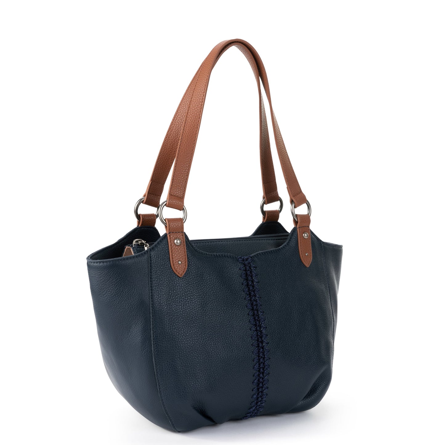 The Sak Bolinas Satchel Leather - |Indigo|
