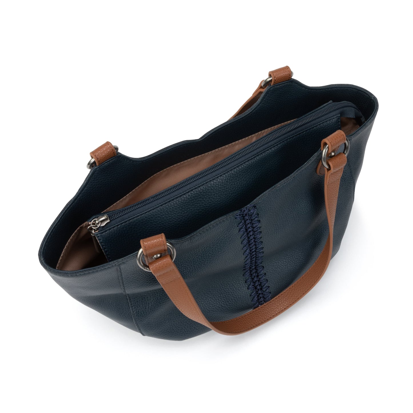 The Sak Bolinas Satchel Leather - |Indigo|