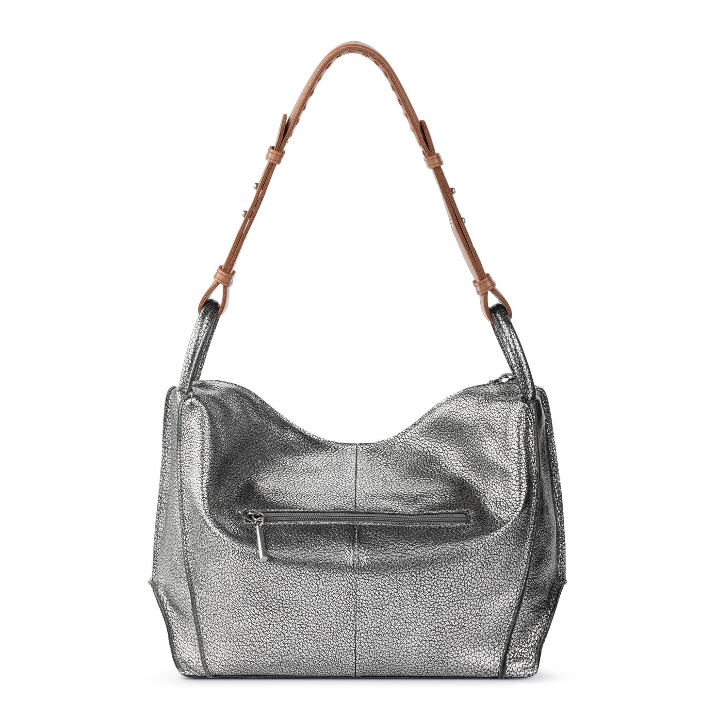The Sak Los Feliz Slouchy Hobo Leather - |Dark Silver|