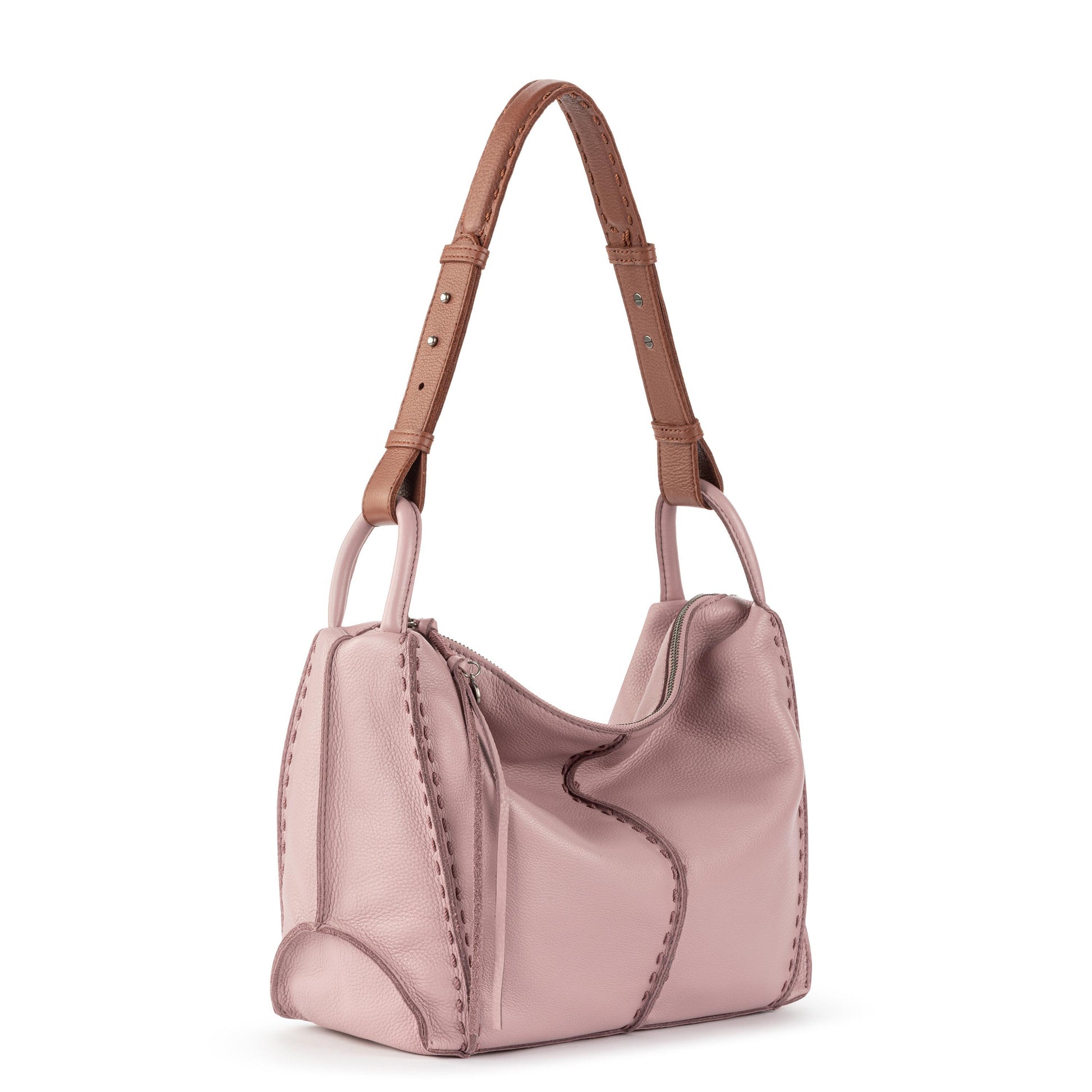 The Sak Los Feliz Slouchy Hobo Leather - |Rosewood|