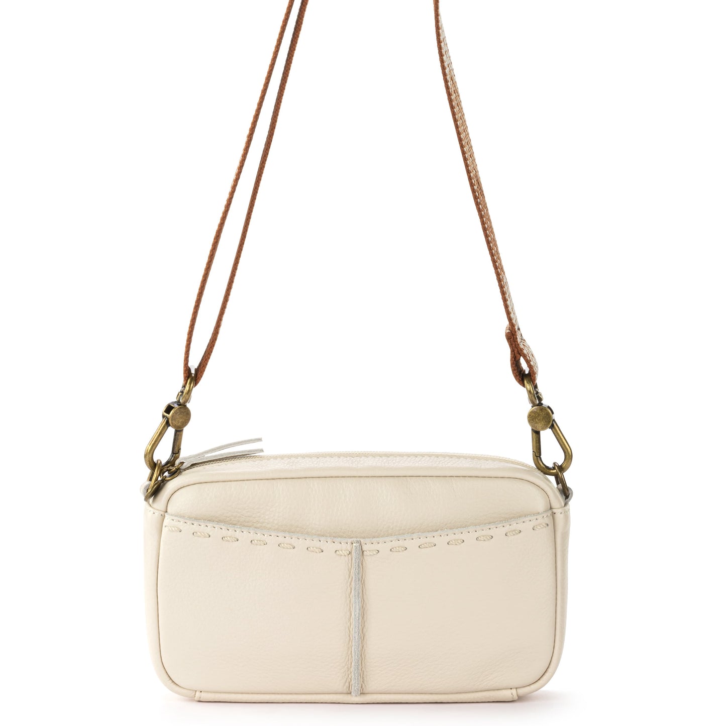 The Sak Cora Smartphone Crossbody Leather - |Stone|