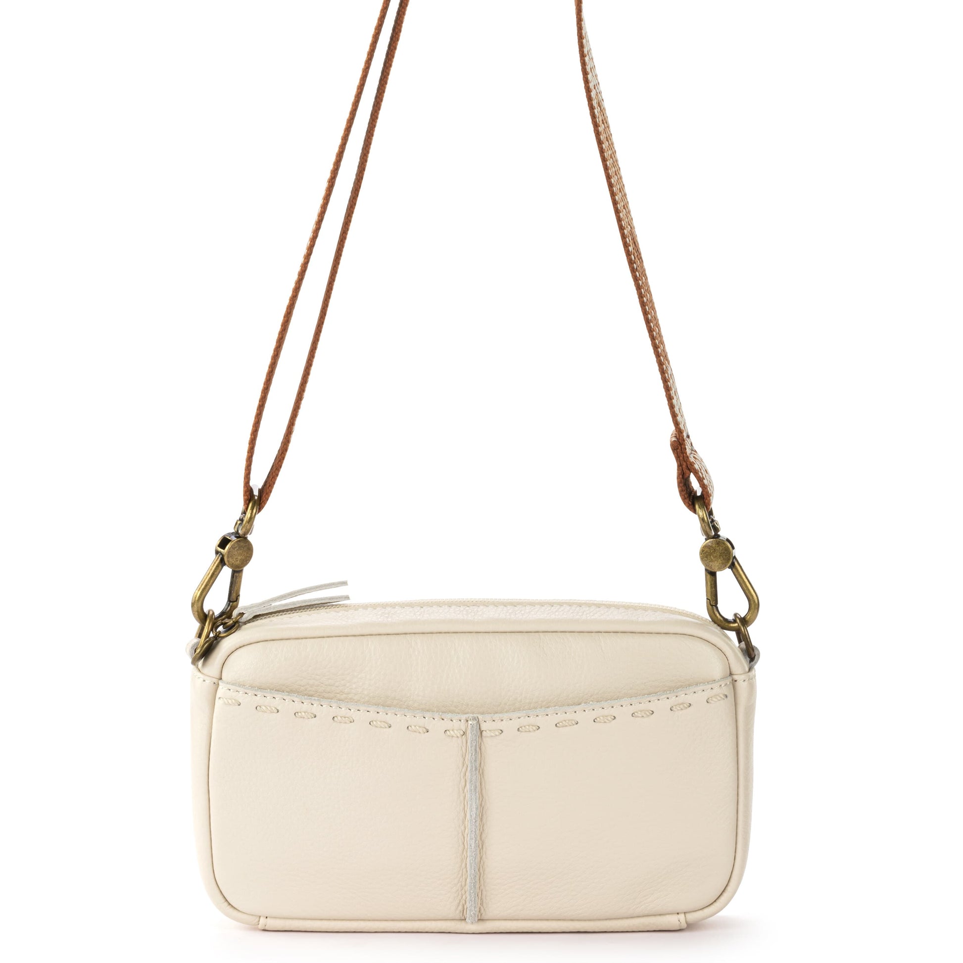 The Sak Cora Smartphone Crossbody Leather - |Stone|