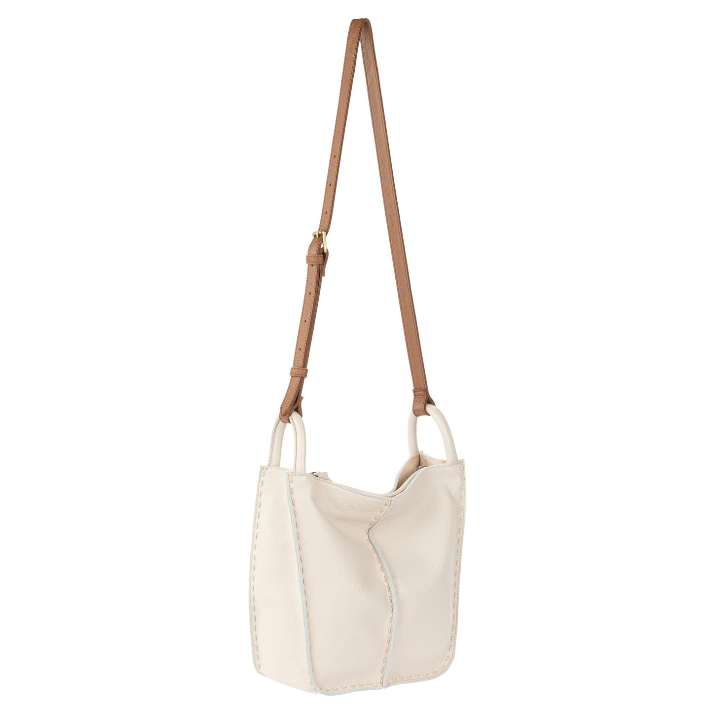 The Sak Los Feliz Slouchy Crossbody Leather - |Stone|