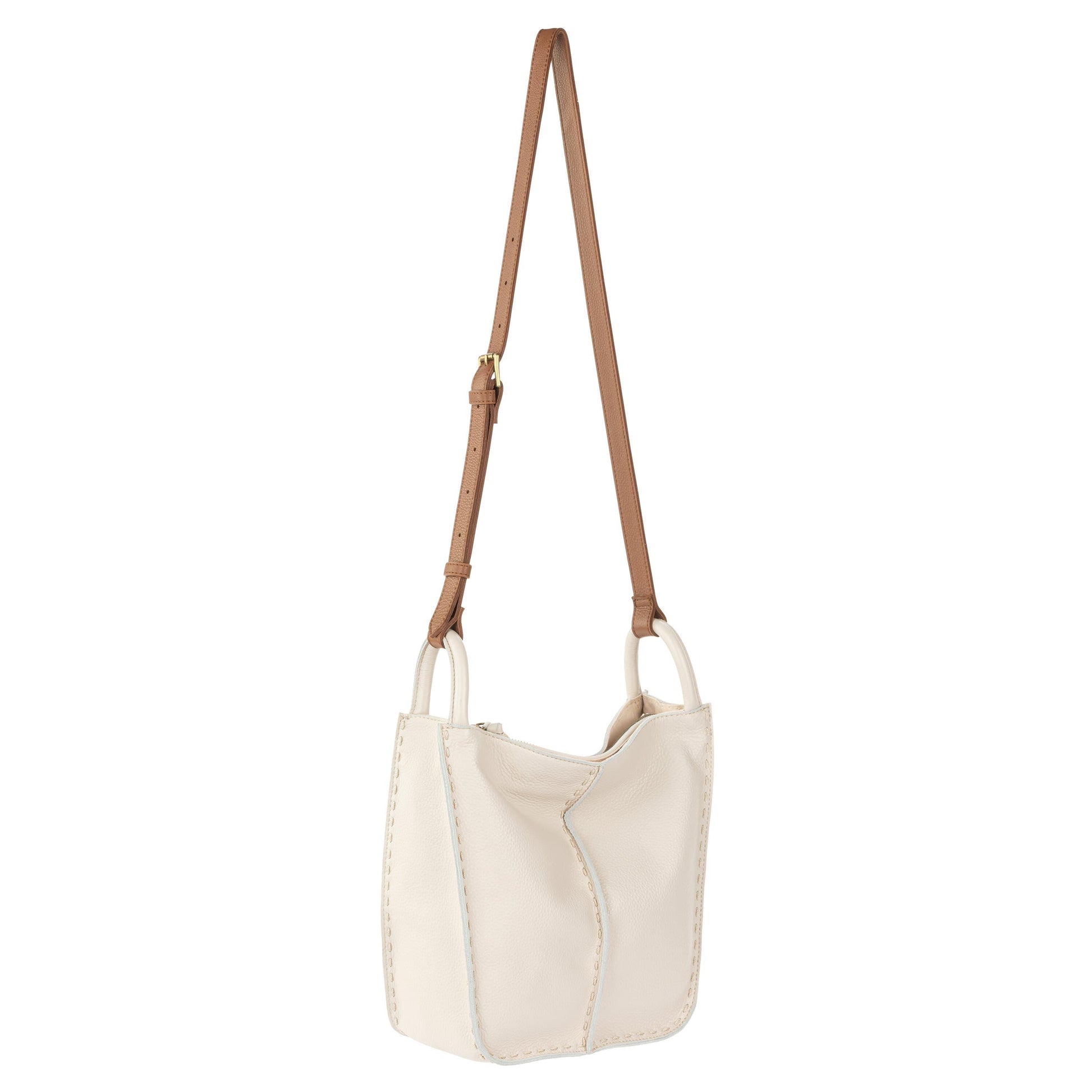 The Sak Los Feliz Slouchy Crossbody Leather - |Stone|