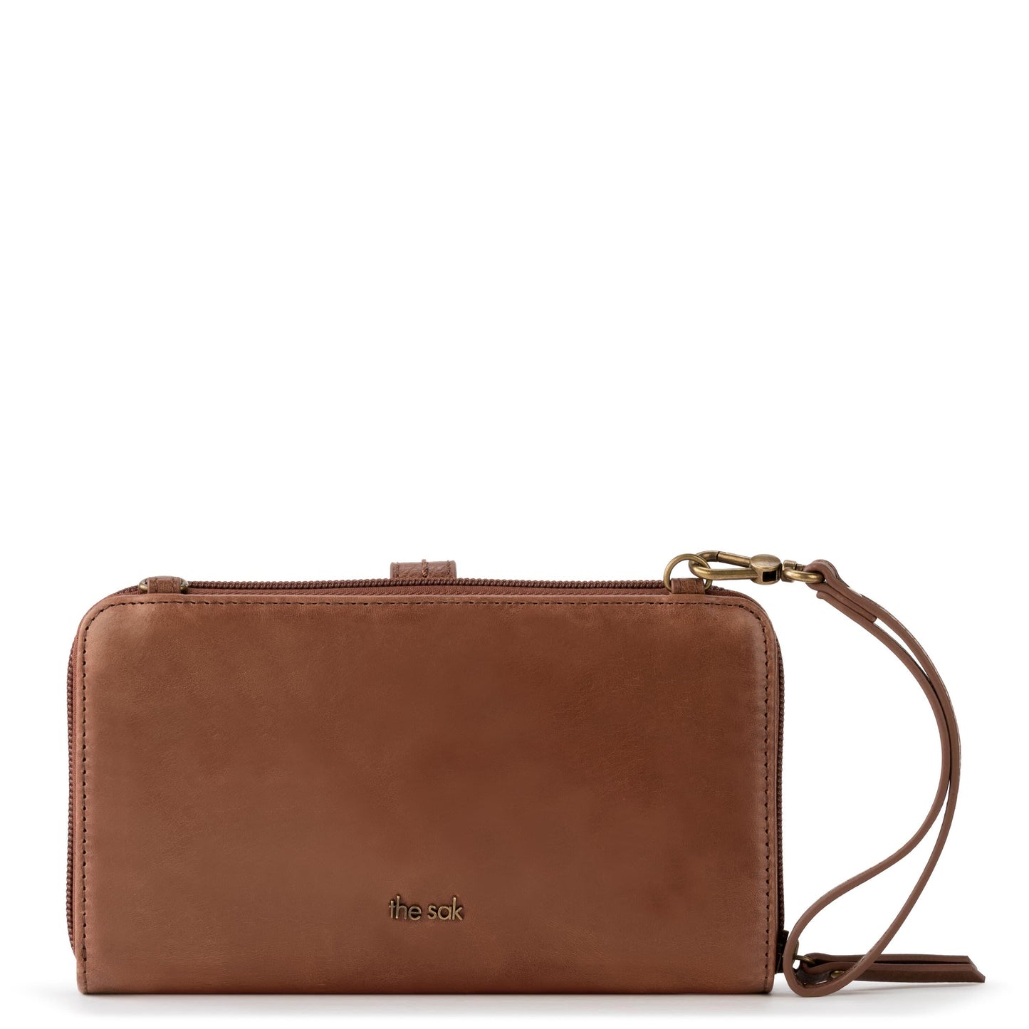 The Sak Iris Large Smartphone Crossbody Leather - |Teak Leaf|