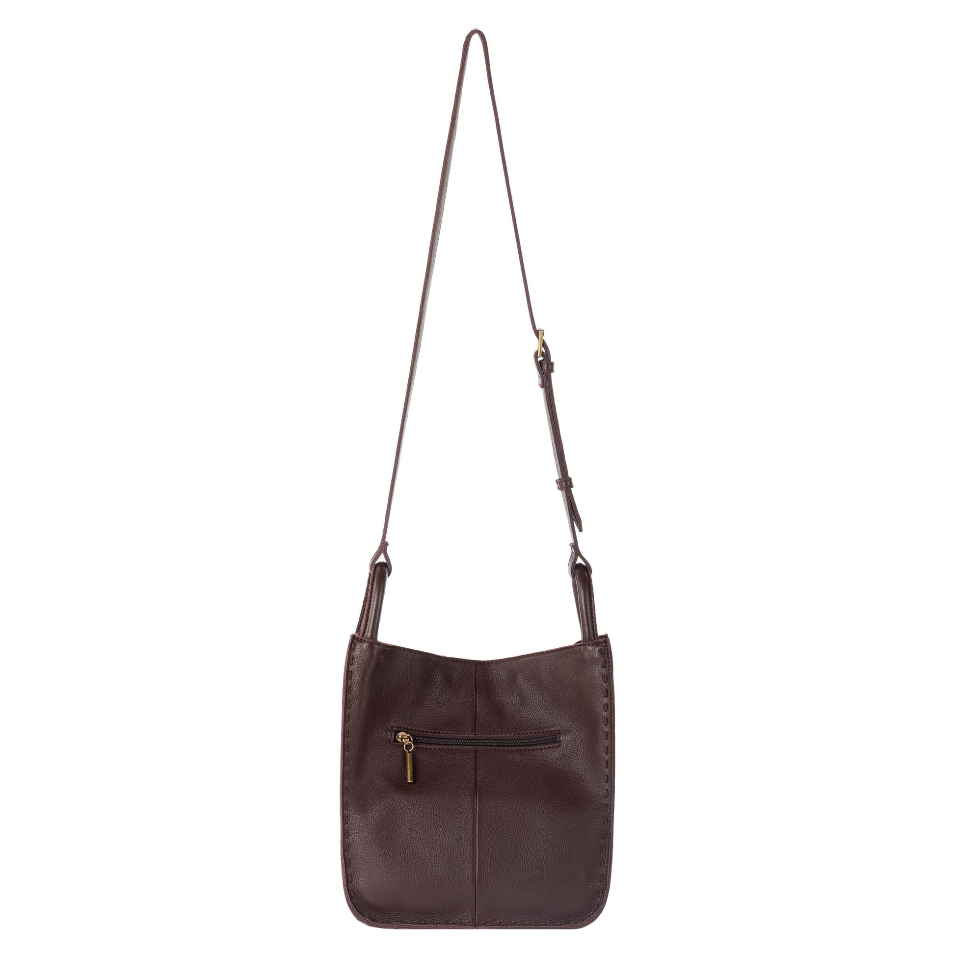 The Sak Los Feliz Slouchy Crossbody Leather - |Mahogany|