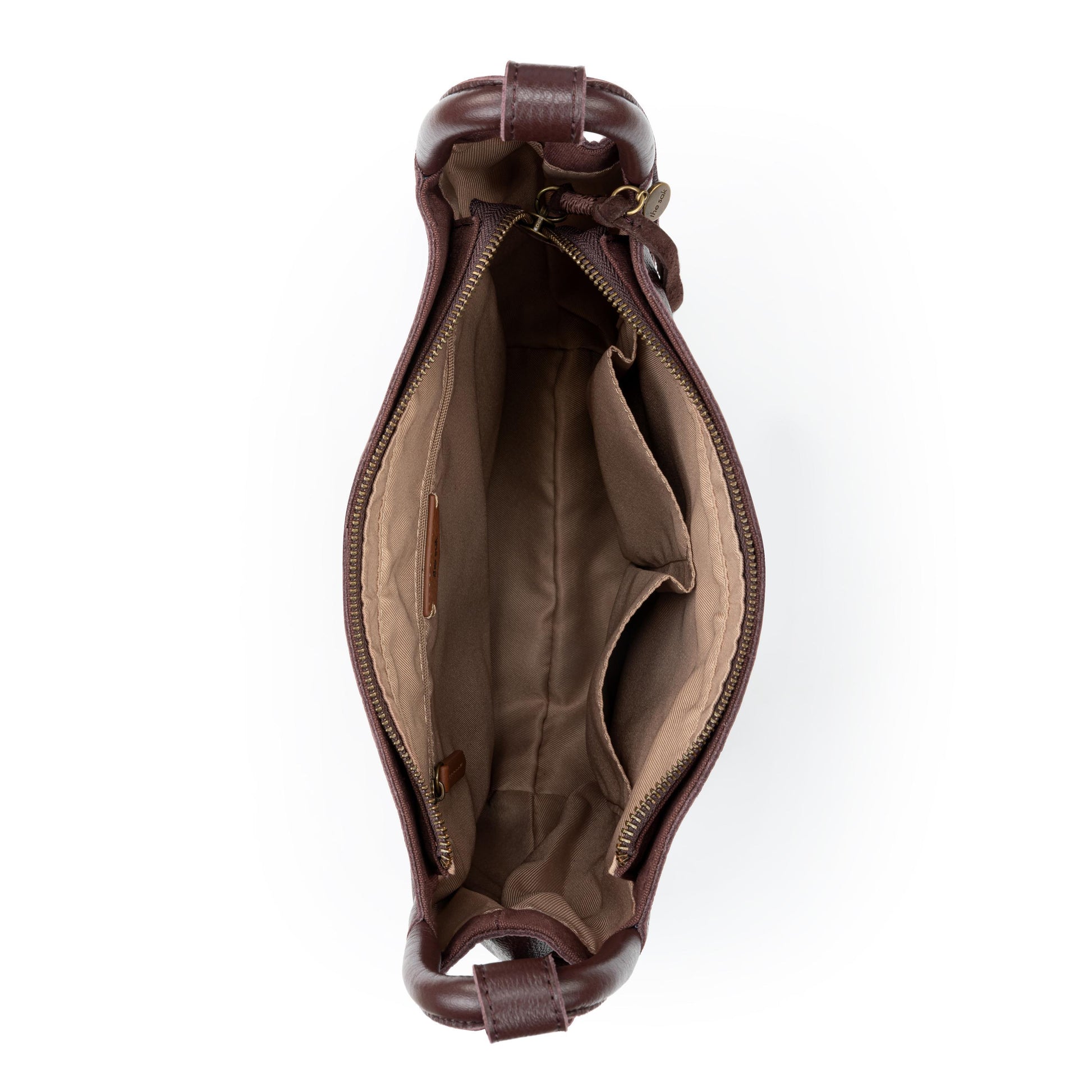 The Sak Los Feliz Slouchy Crossbody Leather - |Mahogany|