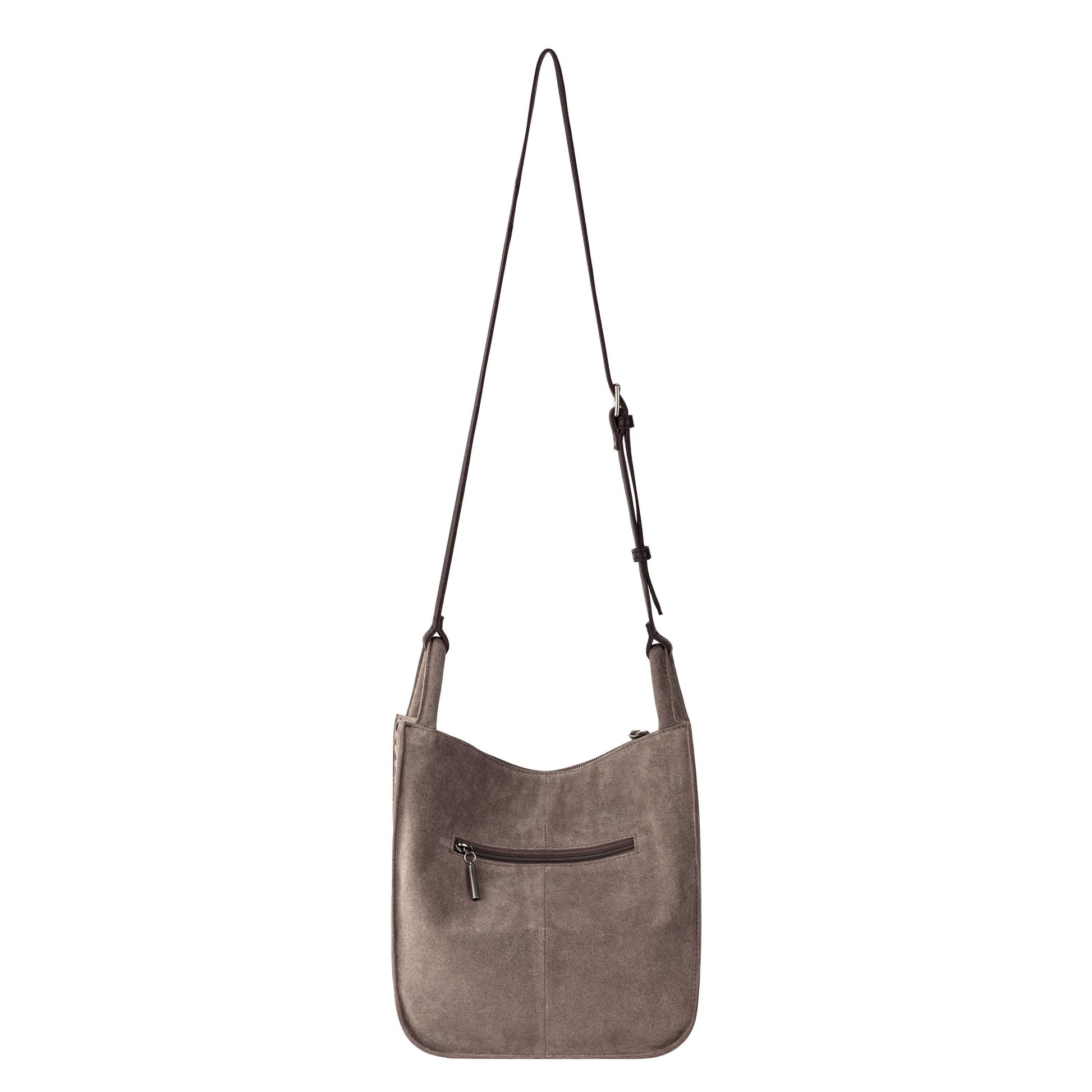 The Sak Los Feliz Slouchy Crossbody Leather - |Mushroom Suede|