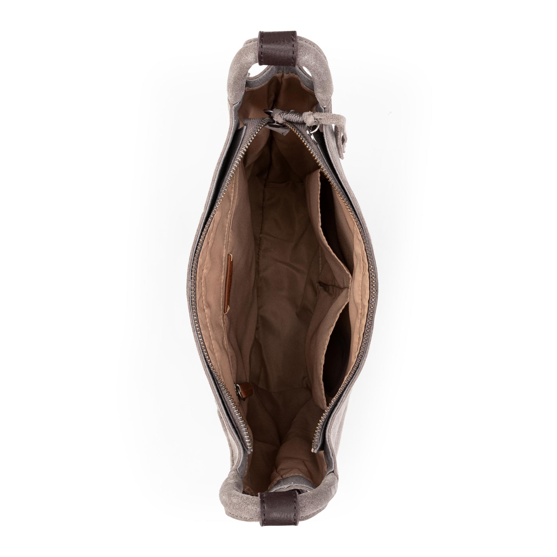 The Sak Los Feliz Slouchy Crossbody Leather - |Mushroom Suede|