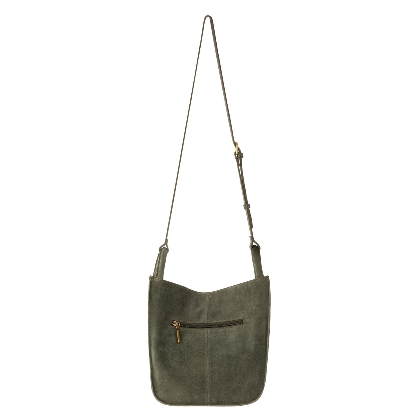 The Sak Los Feliz Slouchy Crossbody Leather - |Moss Suede|