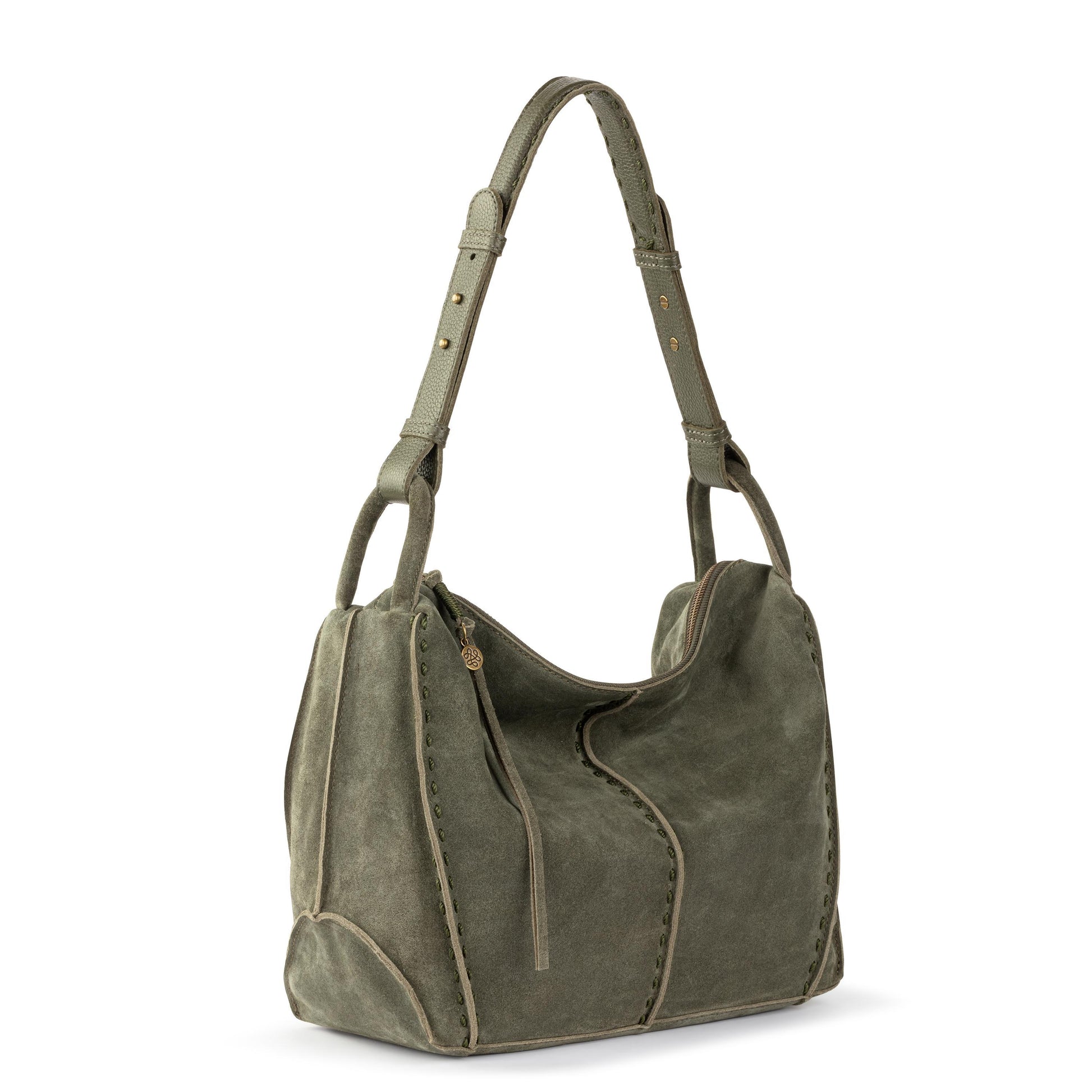 The Sak Los Feliz Slouchy Hobo Leather - |Moss Suede|