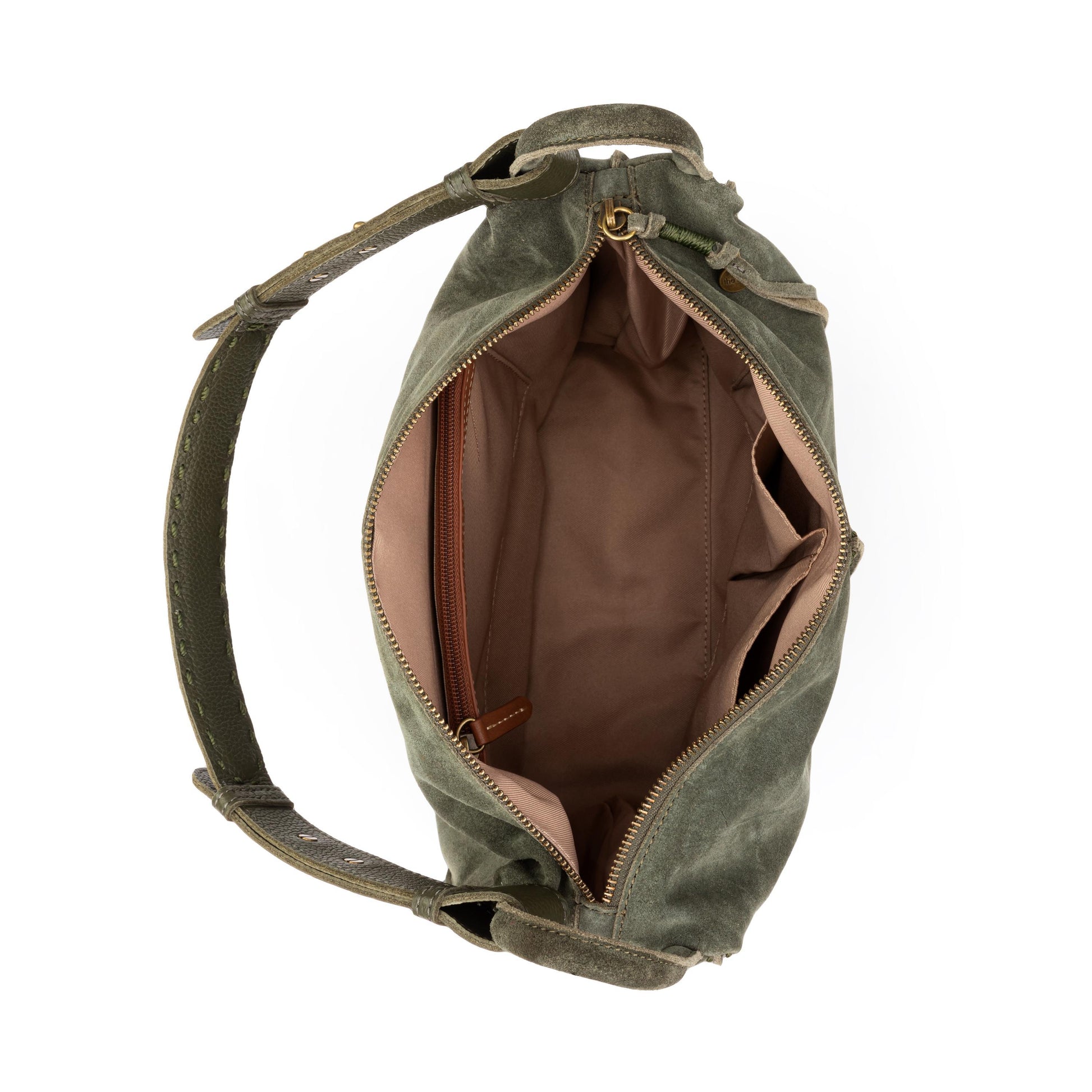 The Sak Los Feliz Slouchy Hobo Leather - |Moss Suede|