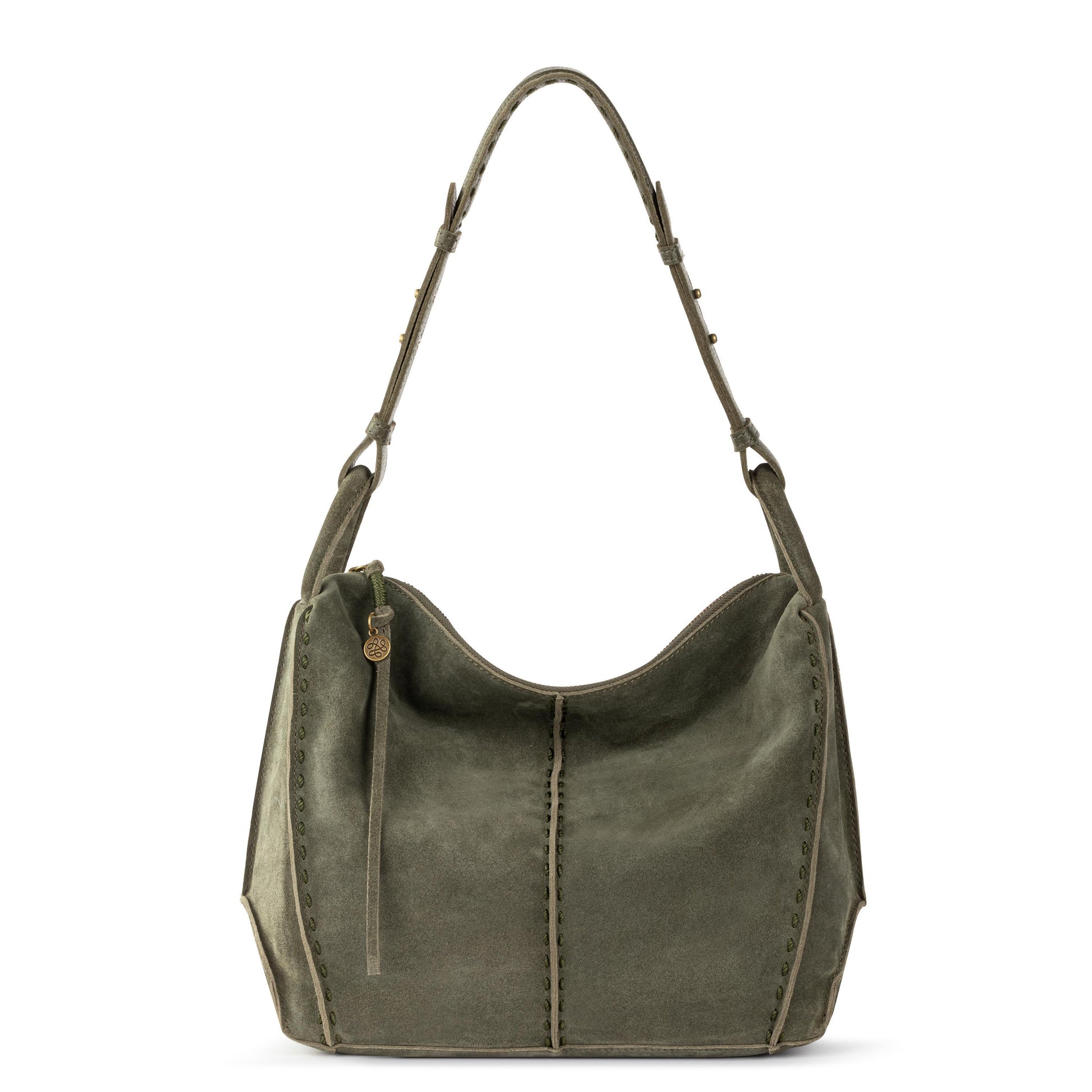 The Sak Los Feliz Slouchy Hobo Leather - |Moss Suede|