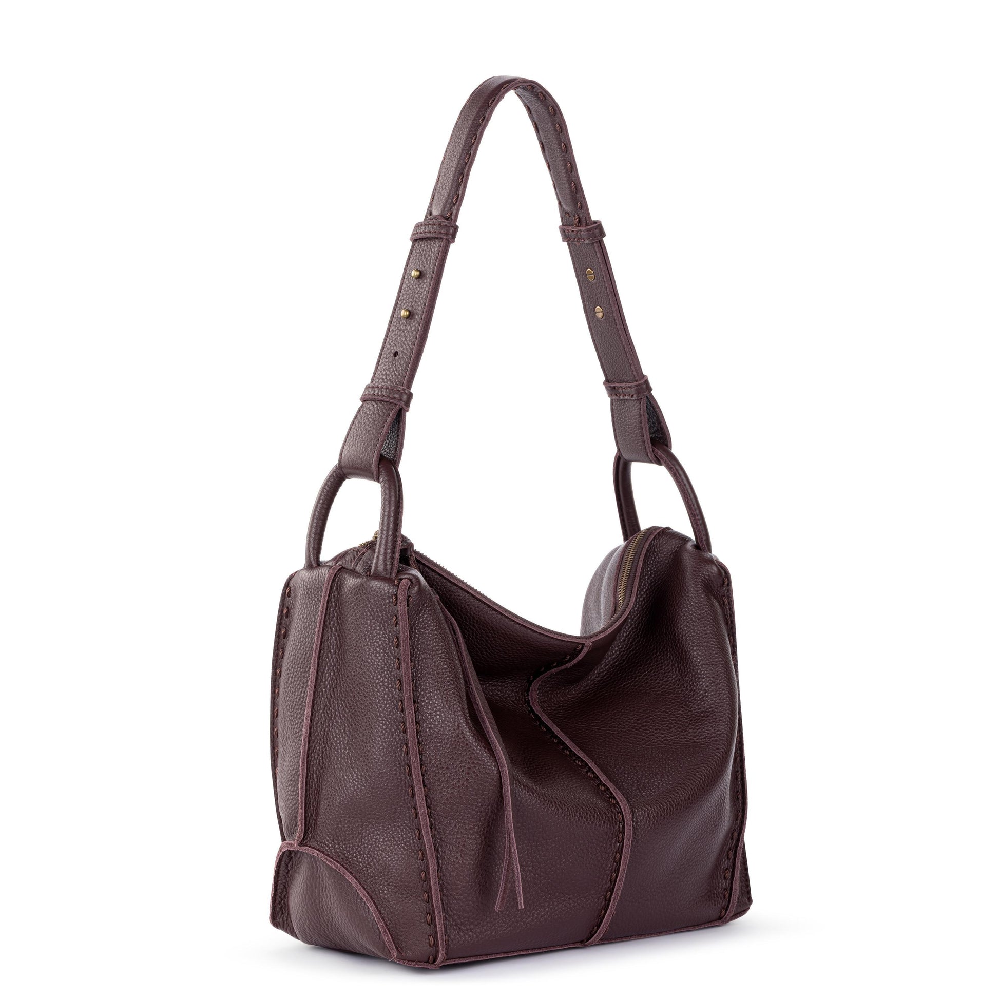 The Sak Los Feliz Slouchy Hobo Leather - |Mahogany|