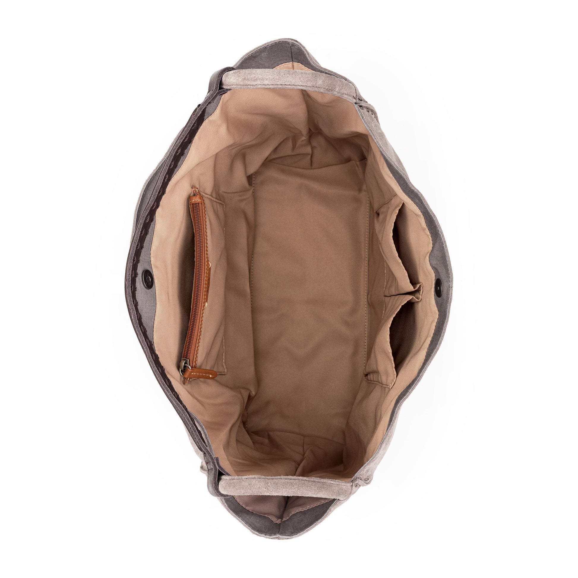 The Sak Los Feliz Slouchy Large Tote Leather - |Mushroom Suede|