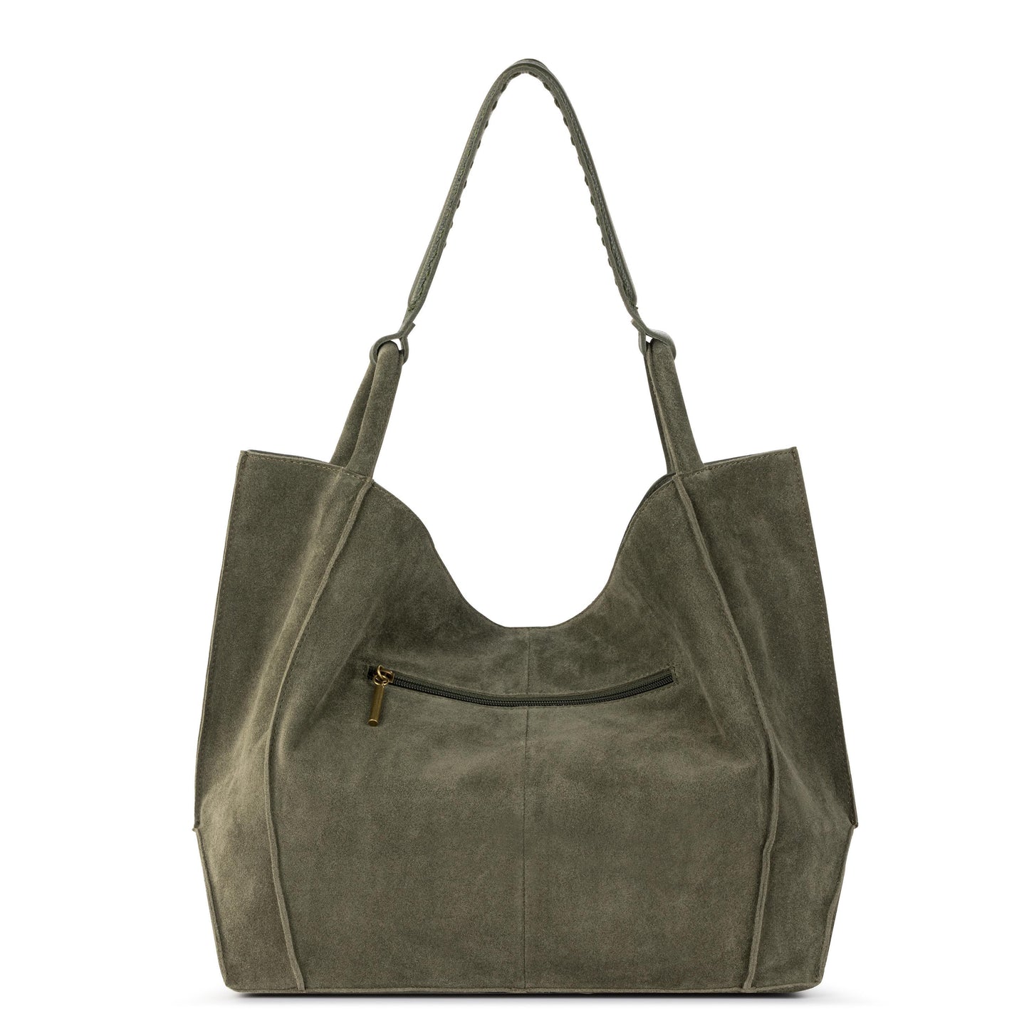 The Sak Los Feliz Slouchy Large Tote Leather - |Moss Suede|