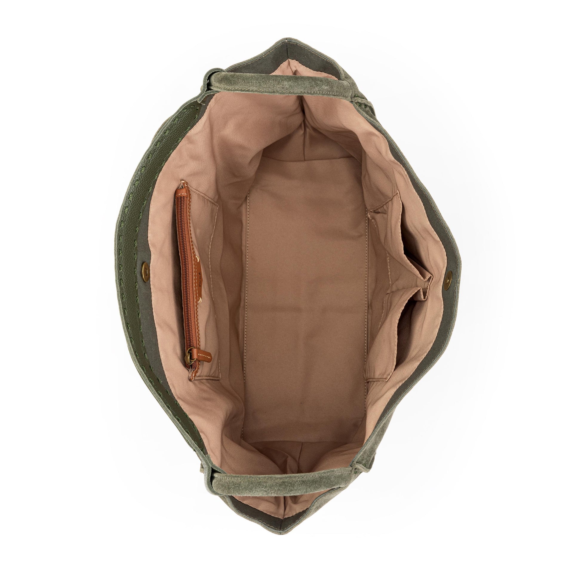 The Sak Los Feliz Slouchy Large Tote Leather - |Moss Suede|