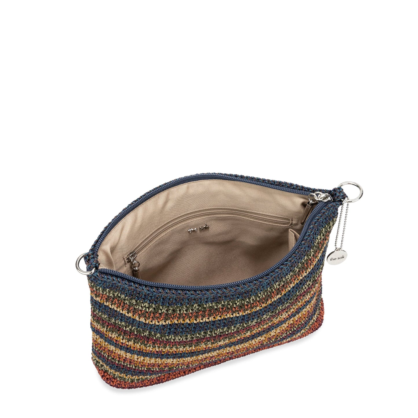 The Sak Lumi Crossbody Crochet - |Woodland Stripe|