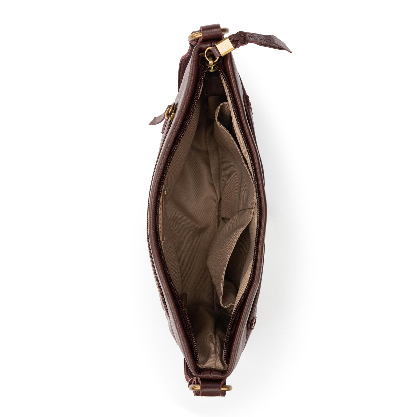 The Sak Melrose Crossbody Leather - Mahogany