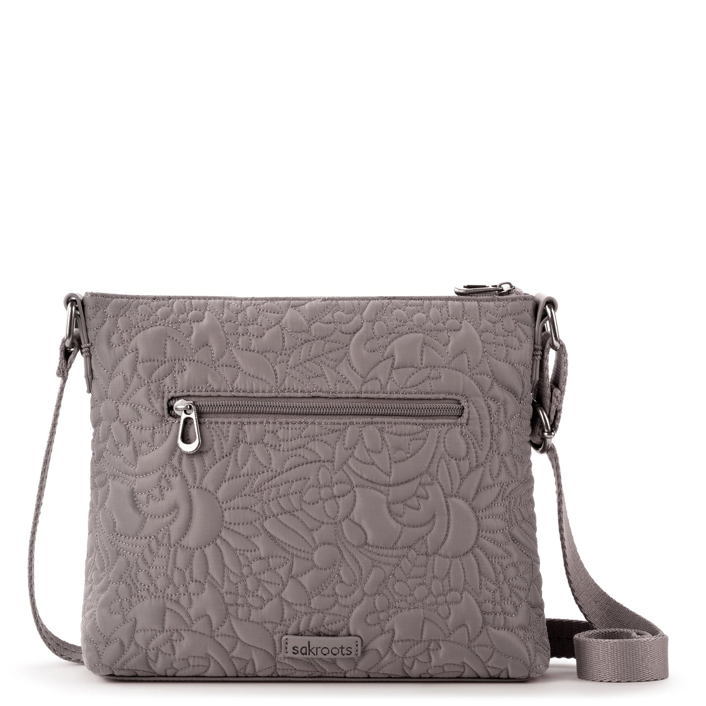 Sakroots Basic Crossbody EcoTwill - |Light Mushroom Spirit Desert Quilted|