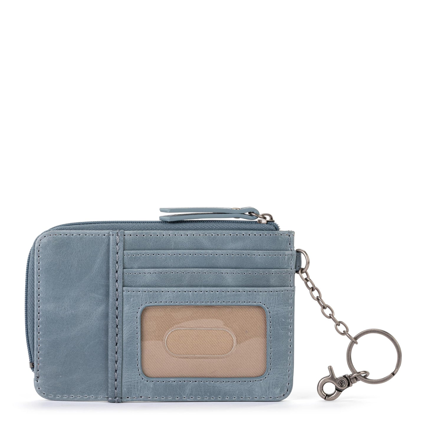 The Sak Iris Card Wallet Leather - |Maritime Wave Embossed|