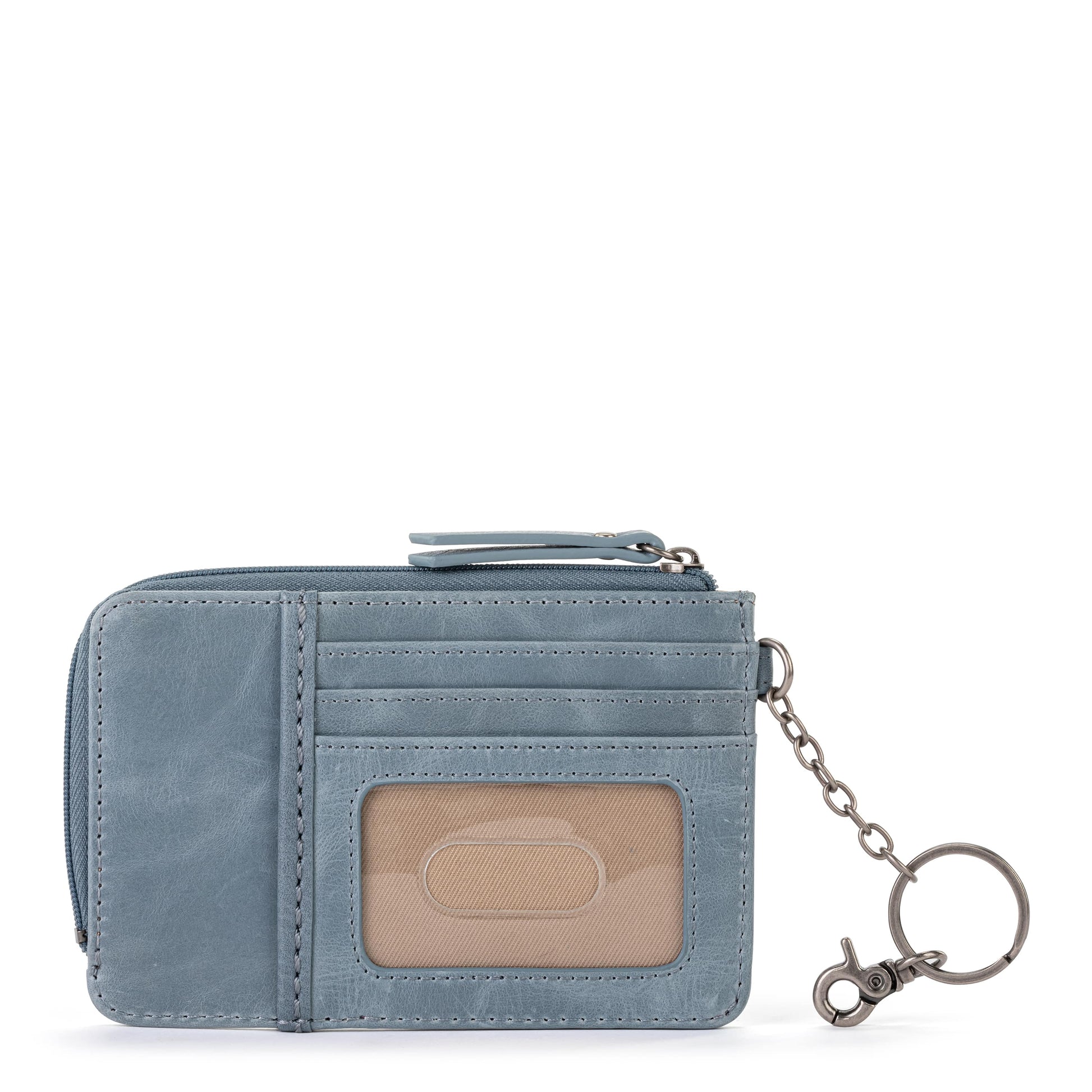 The Sak Iris Card Wallet Leather - |Maritime Wave Embossed|