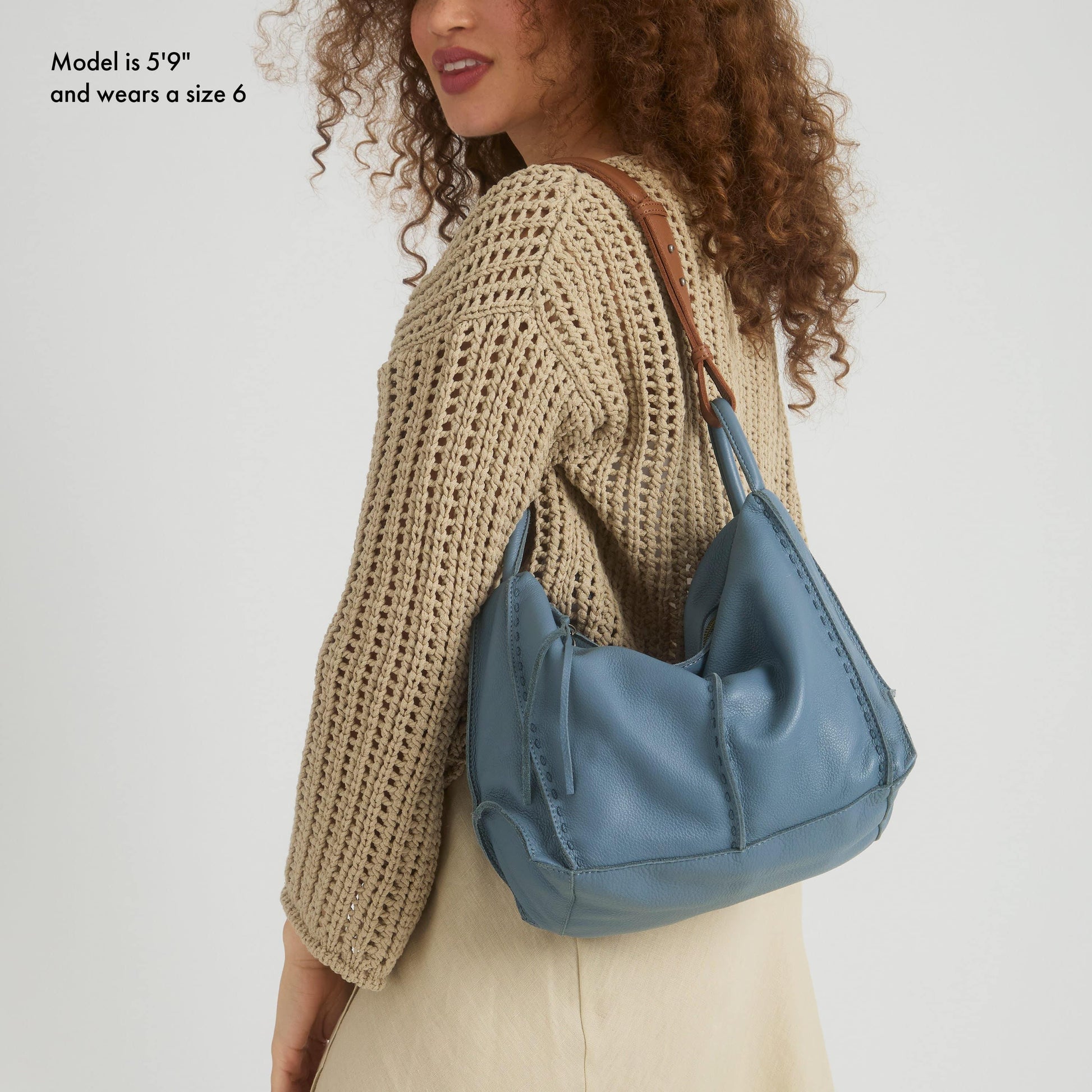 The Sak Los Feliz Slouchy Hobo Leather - |Maritime|