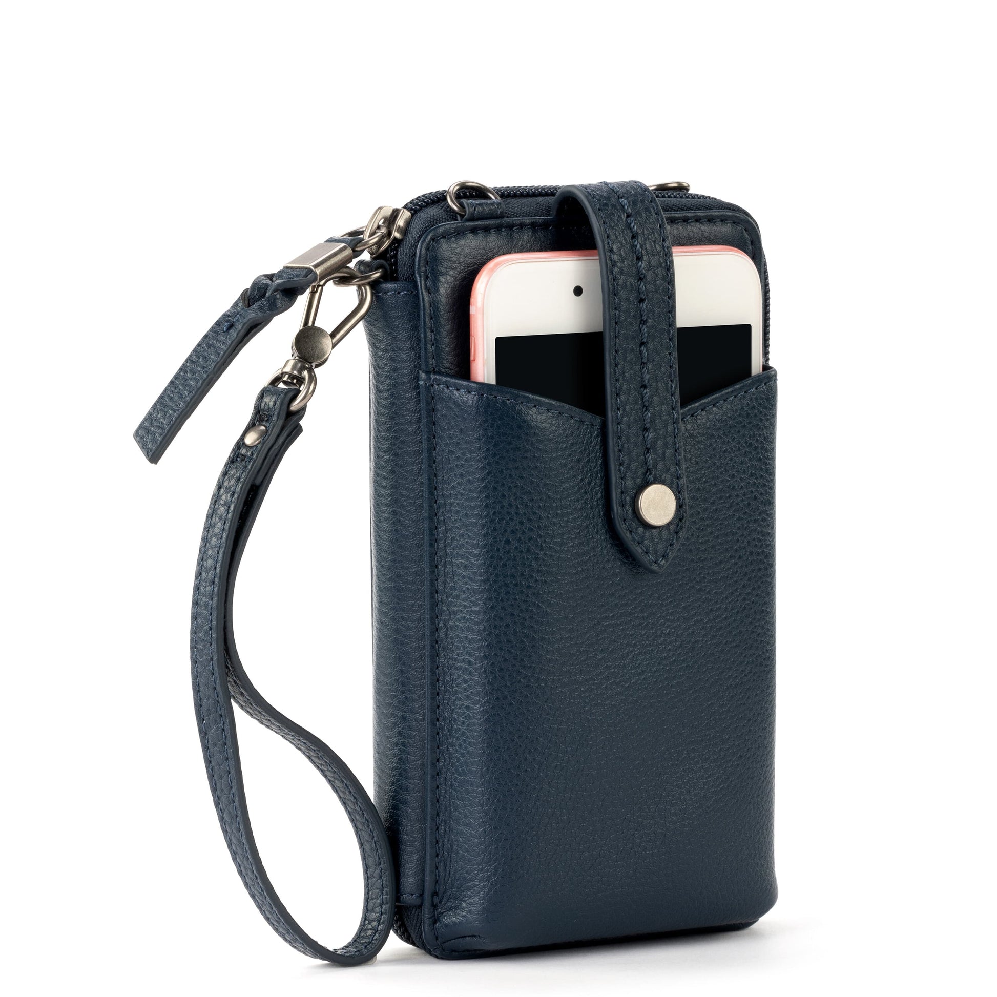 The Sak Silverlake Smartphone Crossbody Leather - |Indigo|