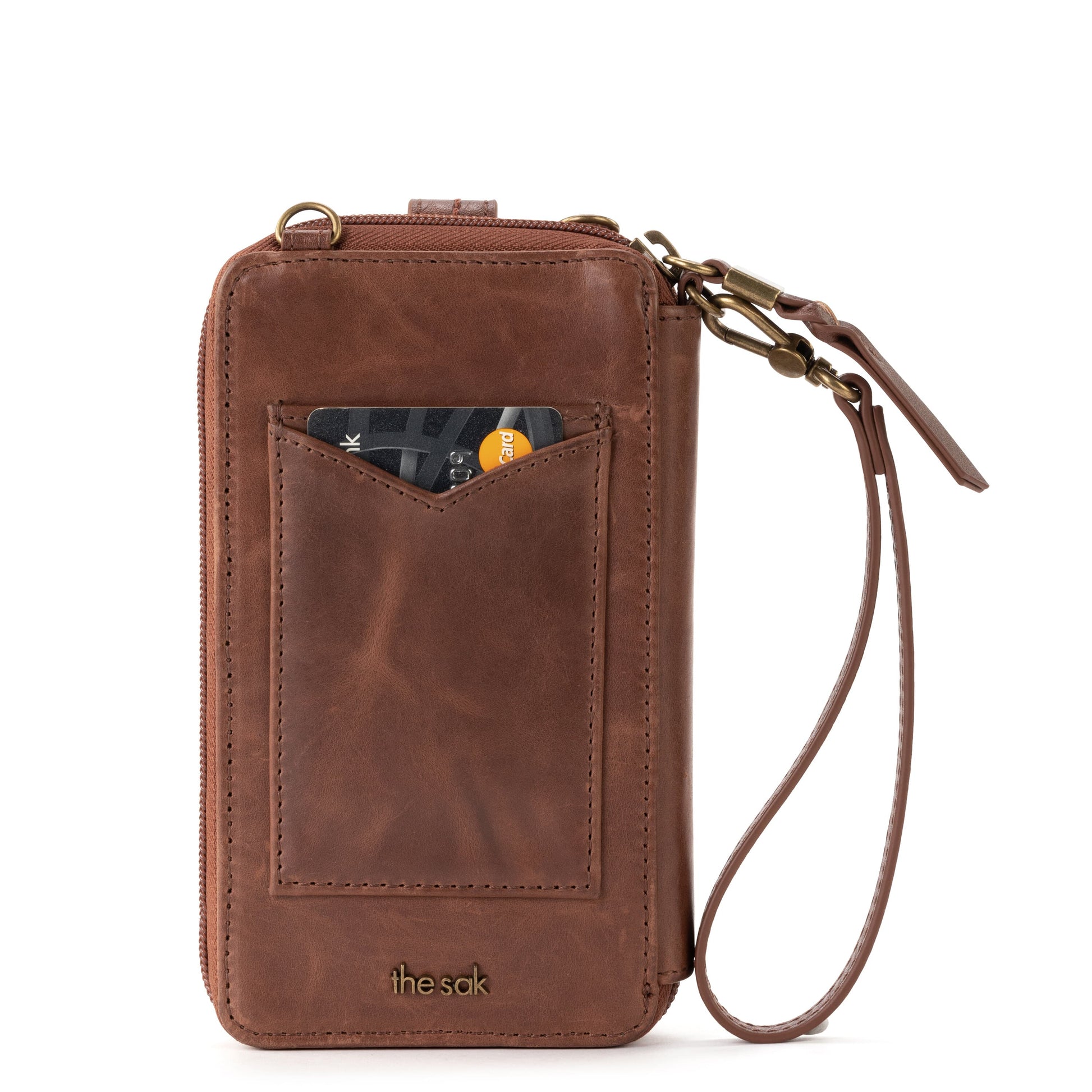 The Sak Silverlake Smartphone Crossbody Leather - |Teak Leaf Embossed|