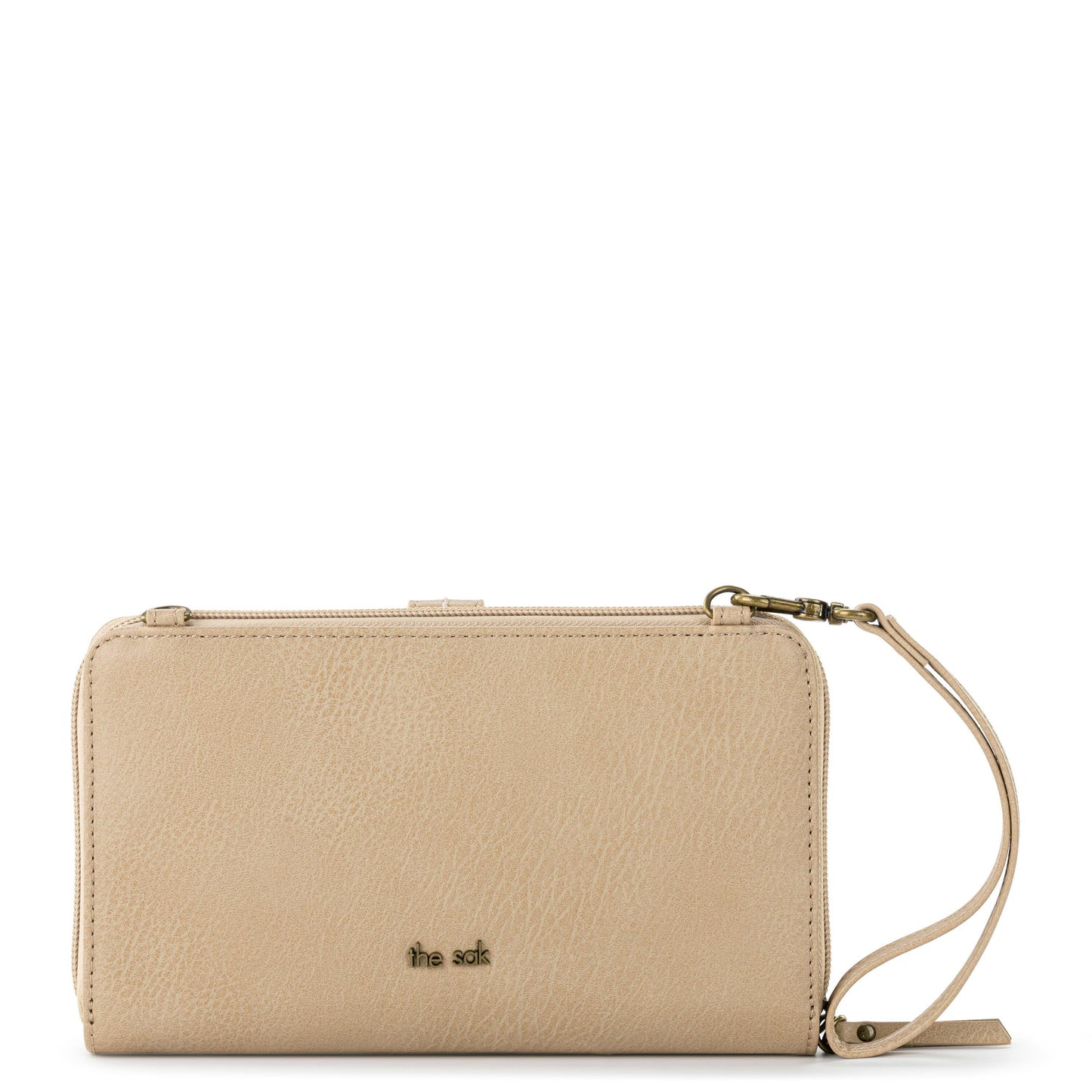 The Sak Iris Large Smartphone Crossbody Crochet - |Natural Fan|