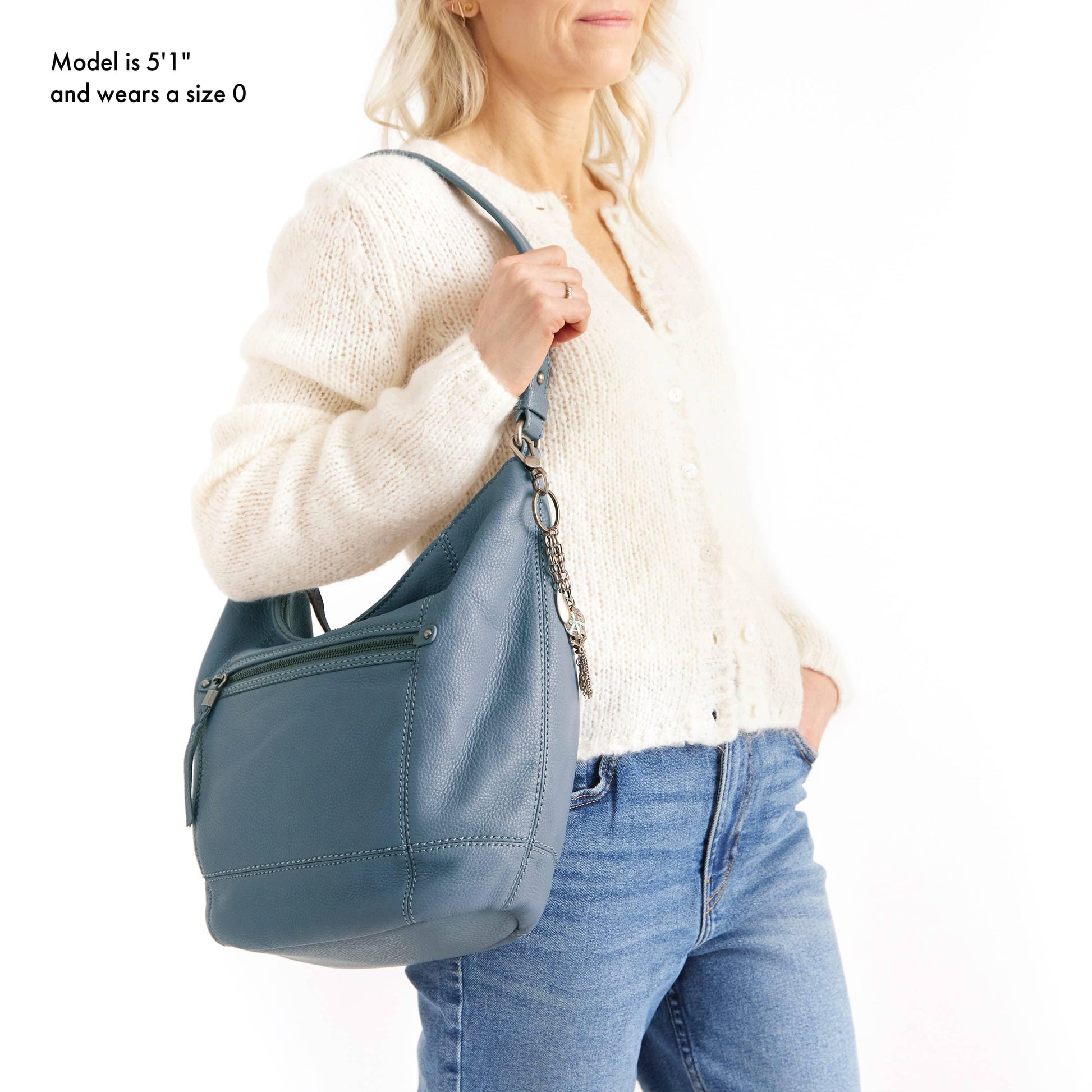 The Sak Sequoia Hobo Leather - |Maritime|