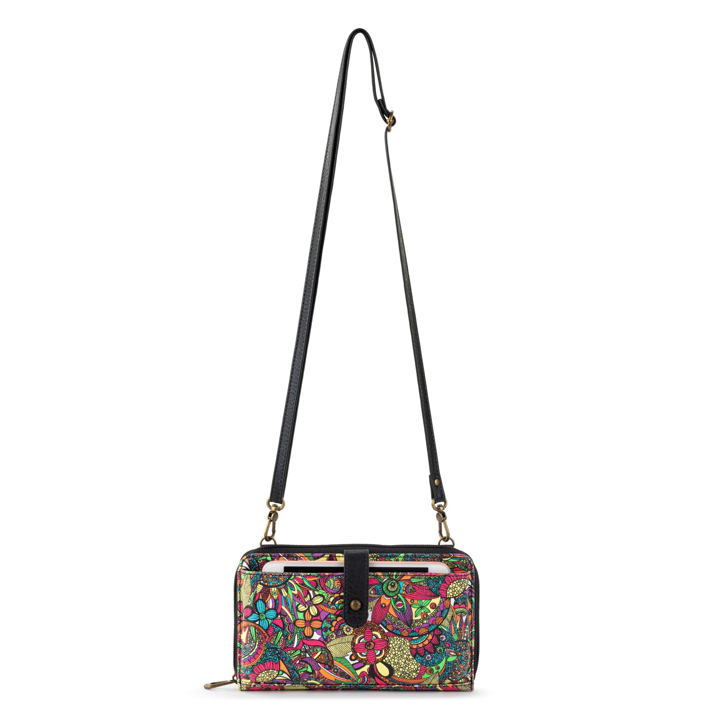 Sakroots Large Smartphone Crossbody Canvas - |Rainbow Spirit Desert Snap|