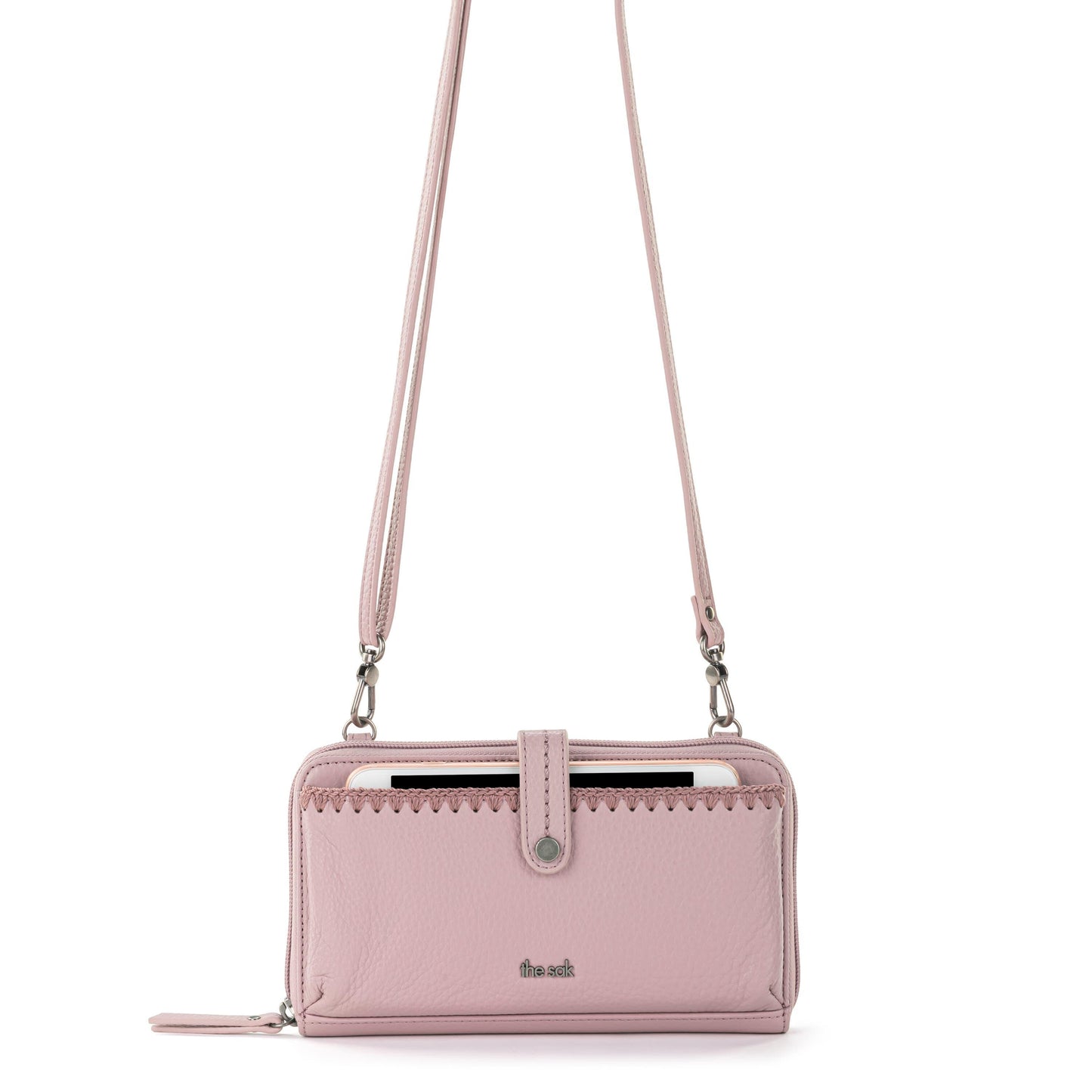 The Sak Iris Large Smartphone Crossbody Leather - |Rosewood|
