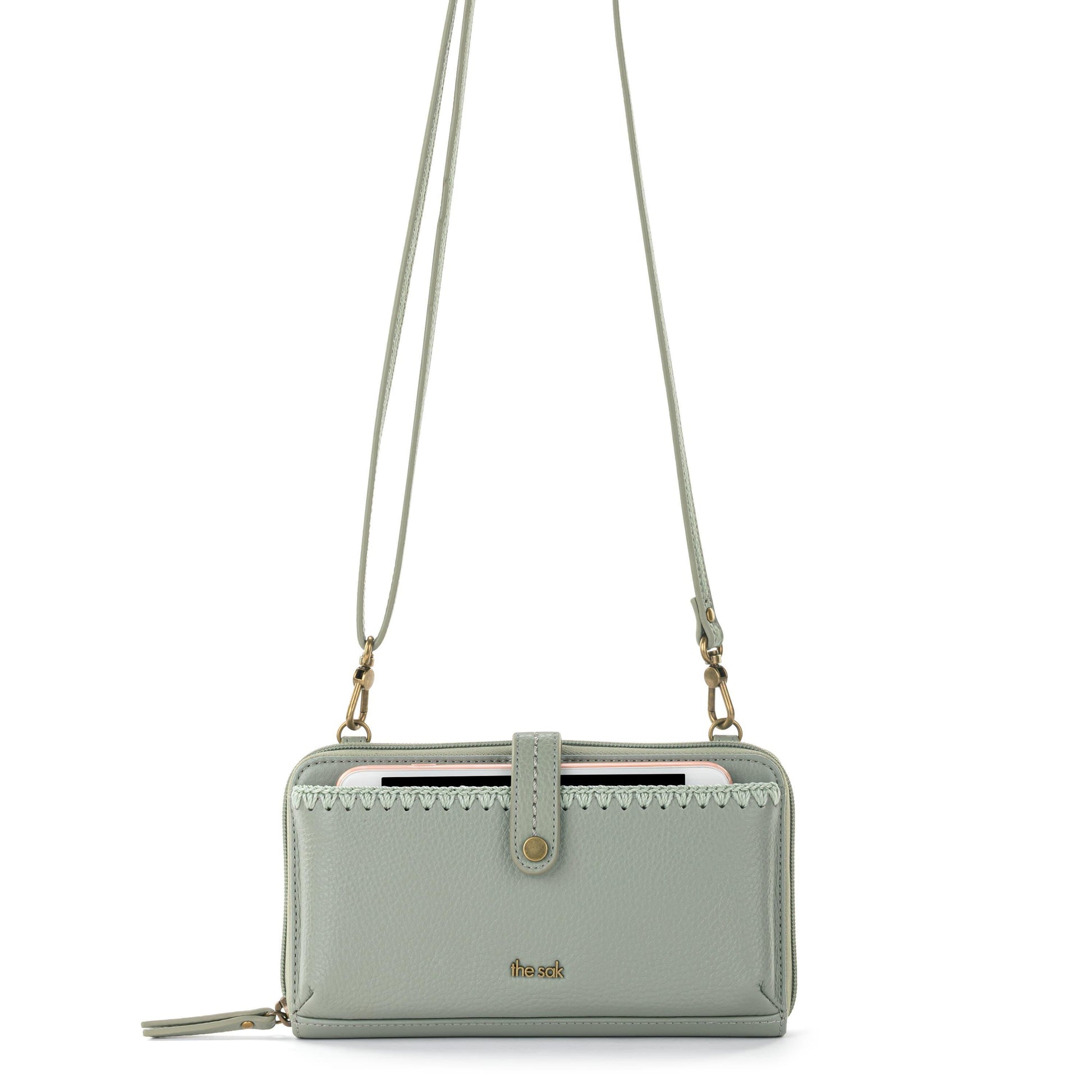 The Sak Iris Large Smartphone Crossbody Leather - |Meadow|