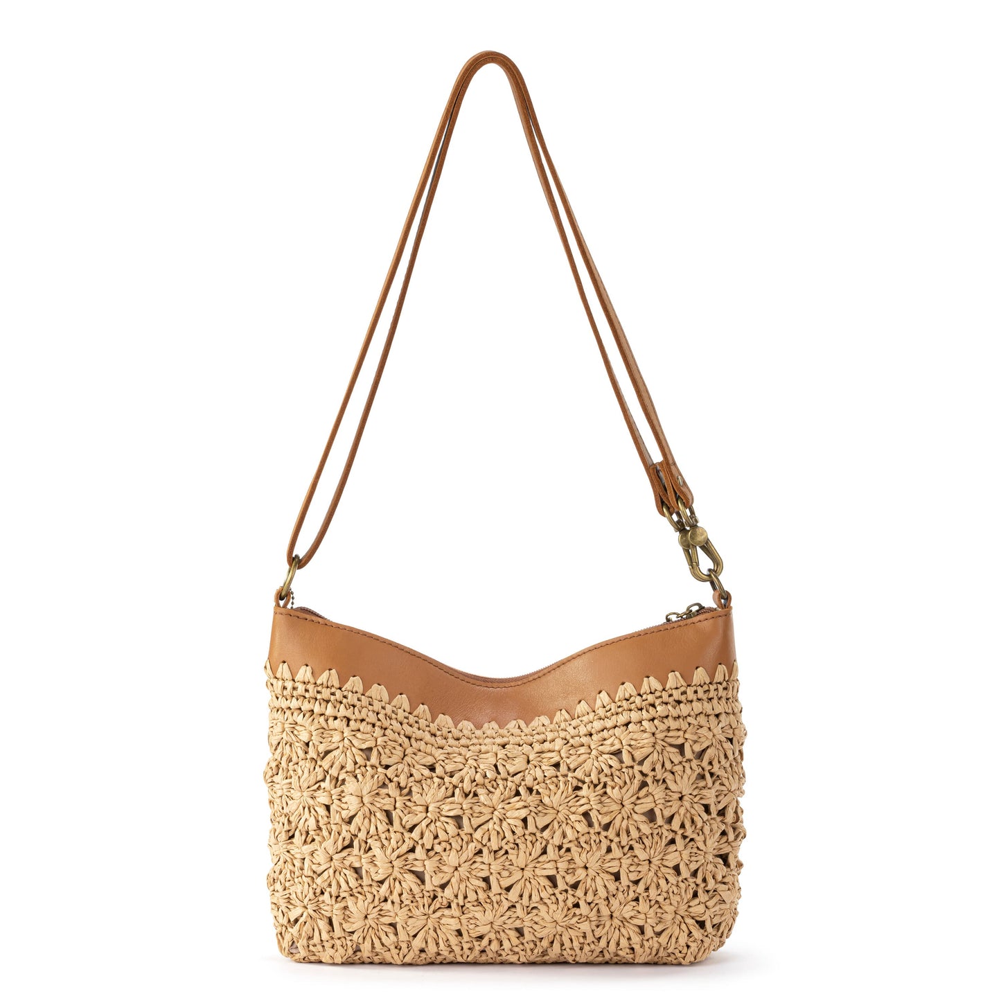 The Sak Lumi Crossbody Crochet - |Natural Primrose Straw|
