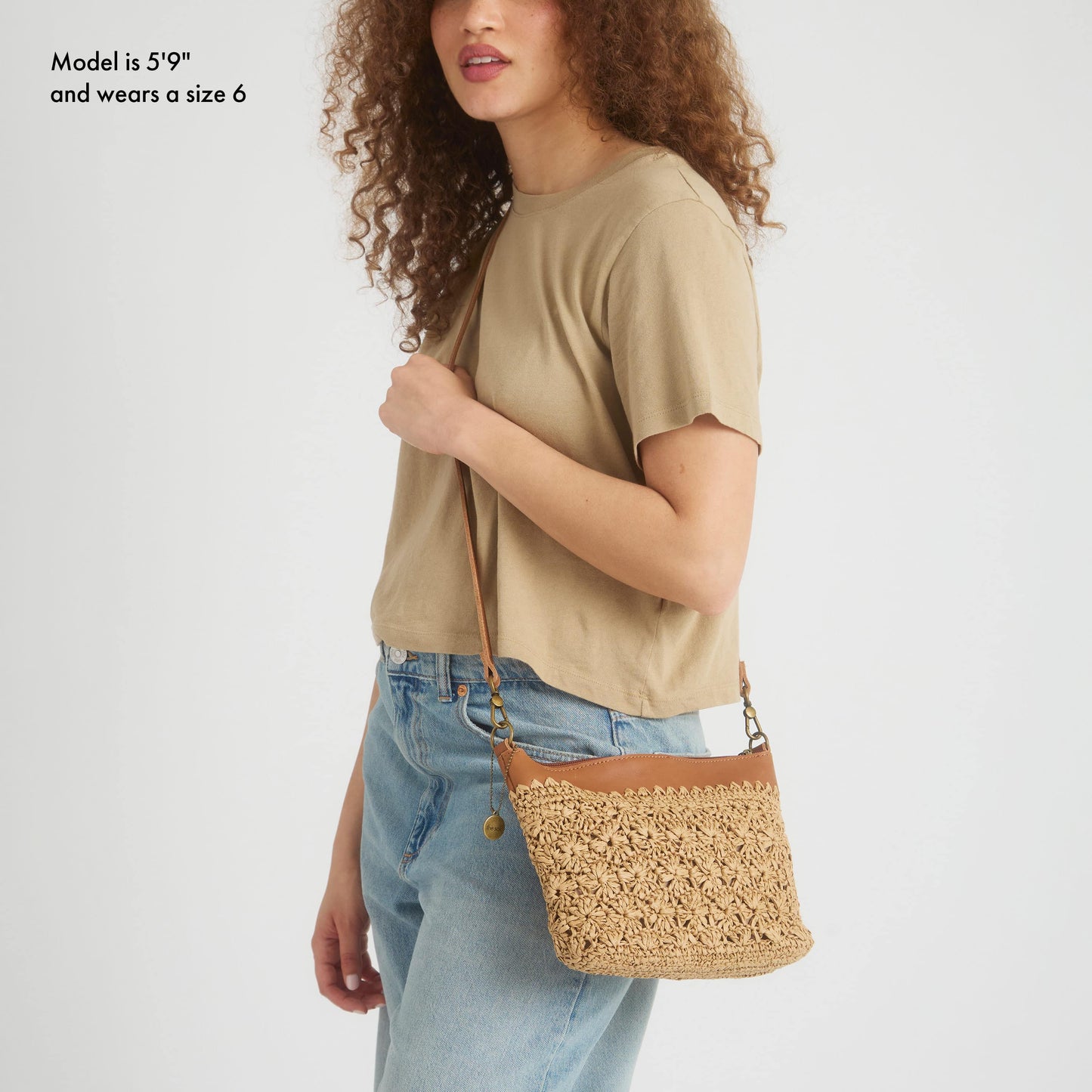 The Sak Lumi Crossbody Crochet - |Natural Primrose Straw|