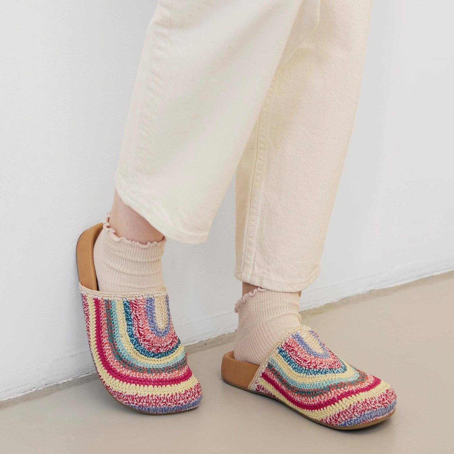 The Sak Bolinas Clog Crochet - |Eden Stripe|