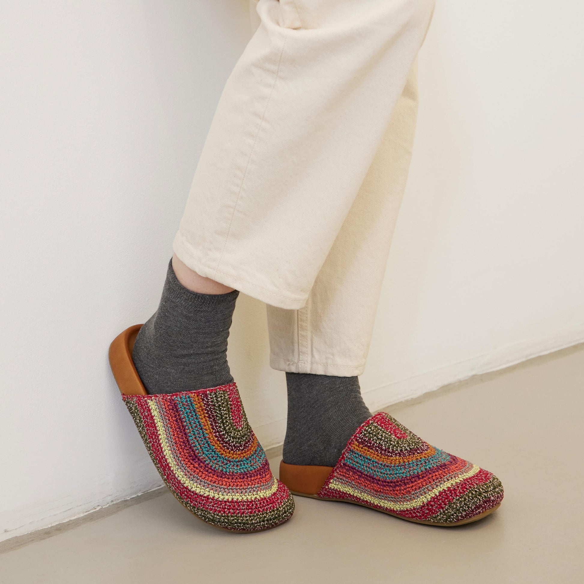 The Sak Bolinas Clog Crochet - |Sunset Stripe|