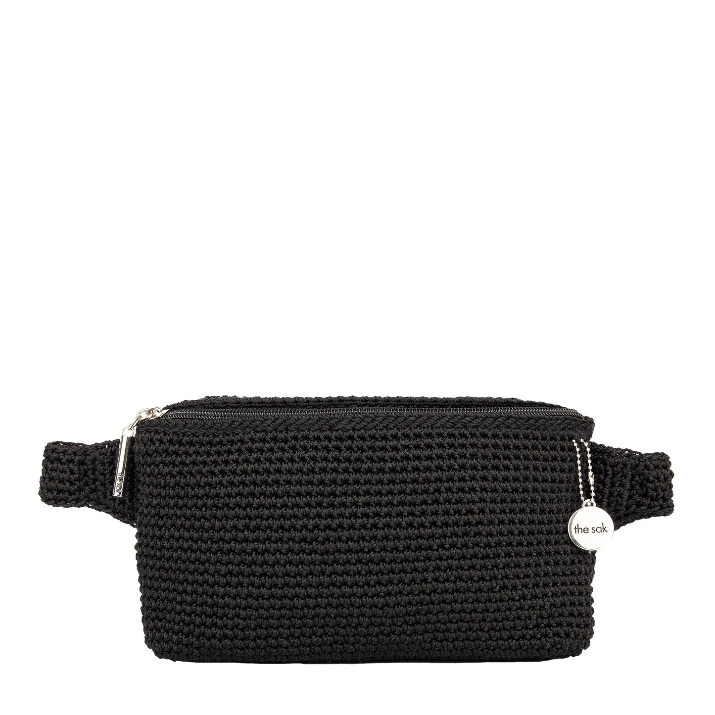 The Sak Caraway Small Belt Bag Crochet - |Black|