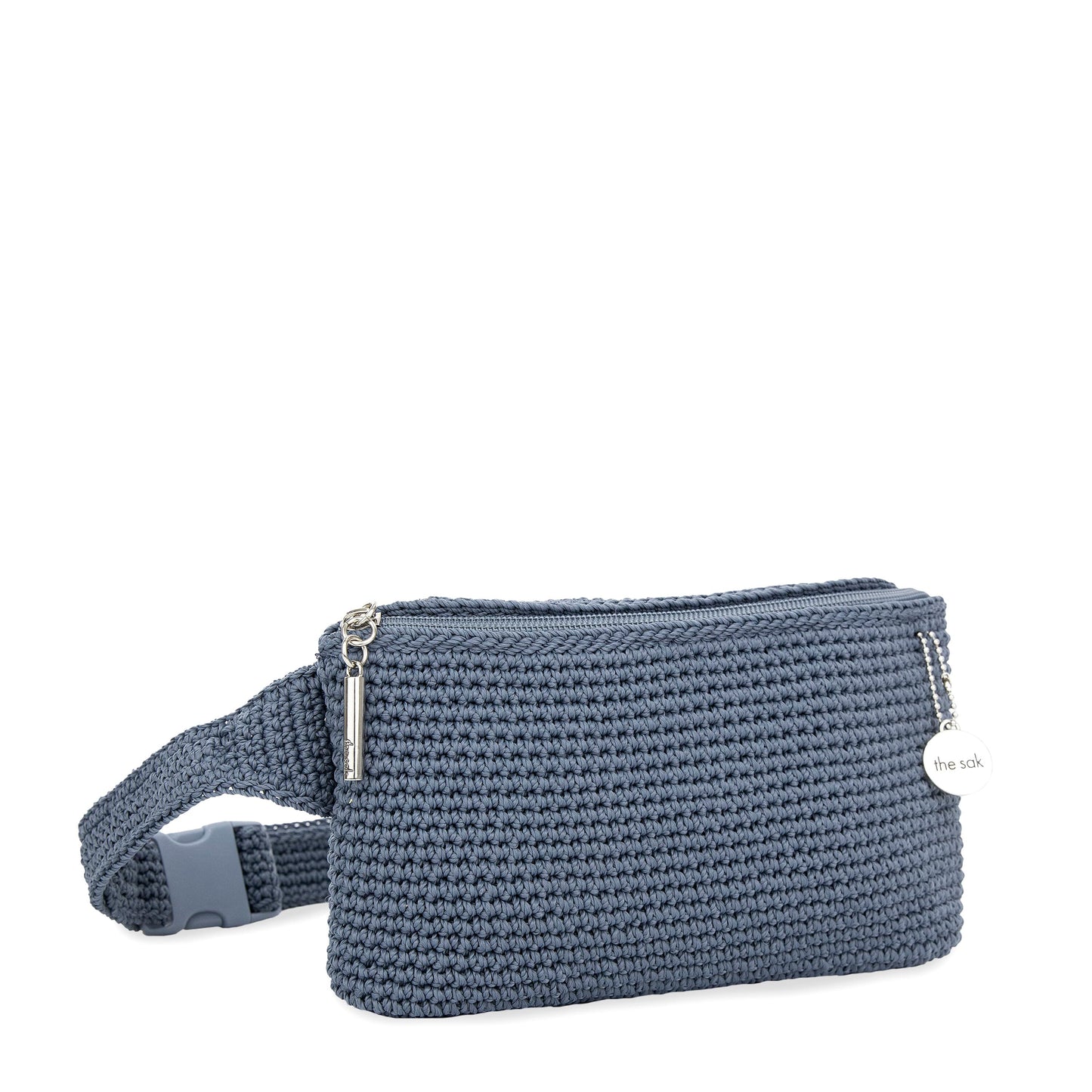 The Sak Caraway Small Belt Bag Crochet - |Maritime|