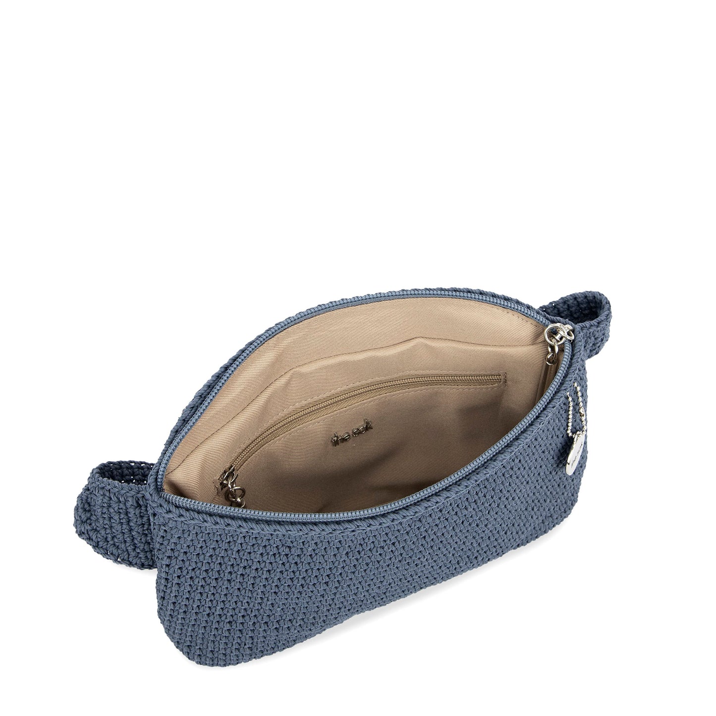 The Sak Caraway Small Belt Bag Crochet - |Maritime|