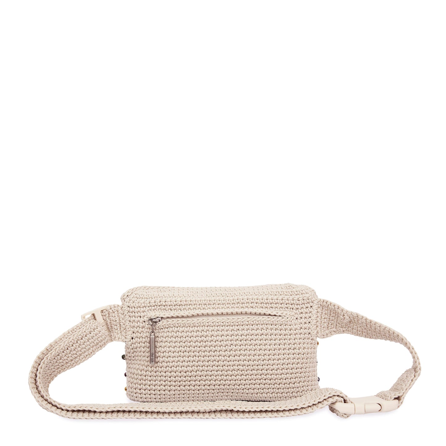 The Sak Caraway Small Belt Bag Crochet - |Ecru Multi Beads|
