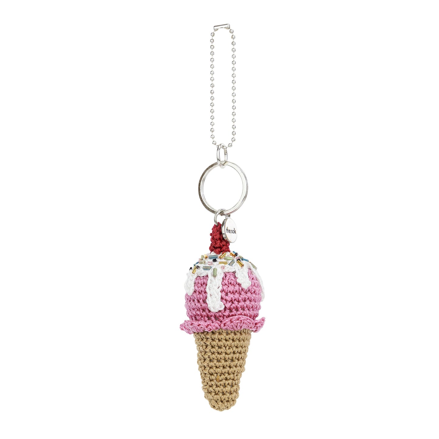The Sak Yarnicharmz Ice Cream Dangle Crochet - |Strawberry|