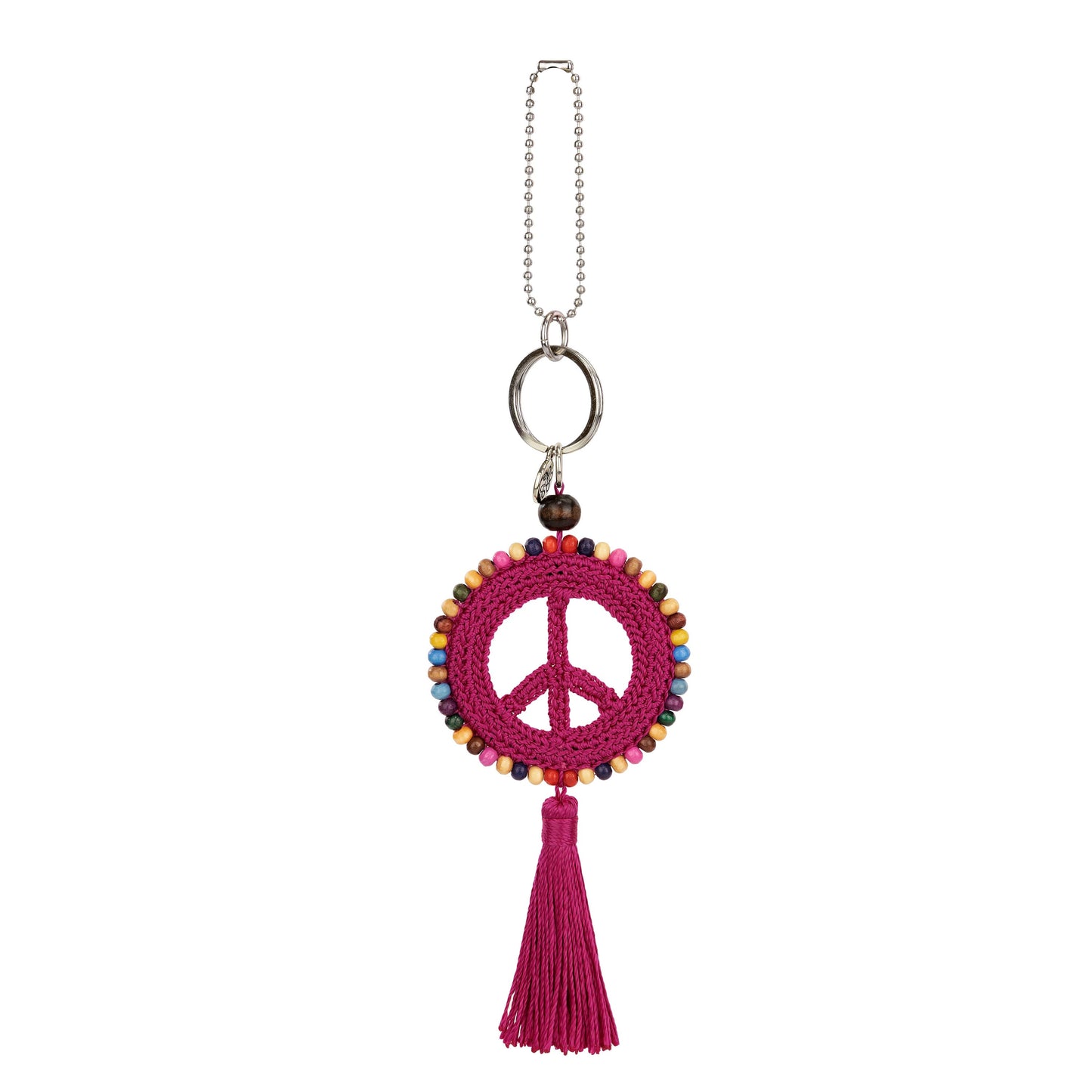 The Sak Yarnicharmz Peace Dangle Crochet - |Pinkberry|