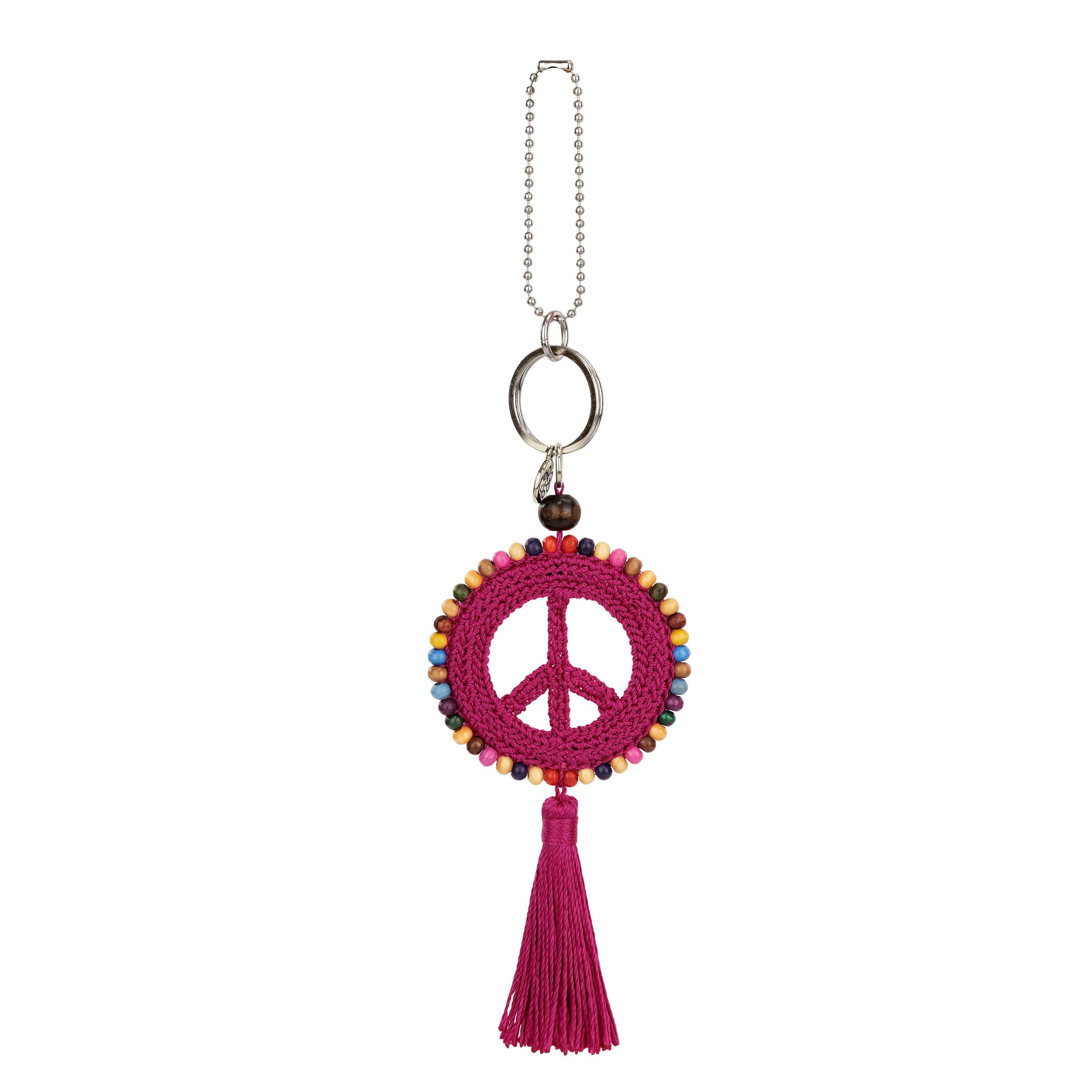 The Sak Yarnicharmz Peace Dangle Crochet - |Pinkberry|