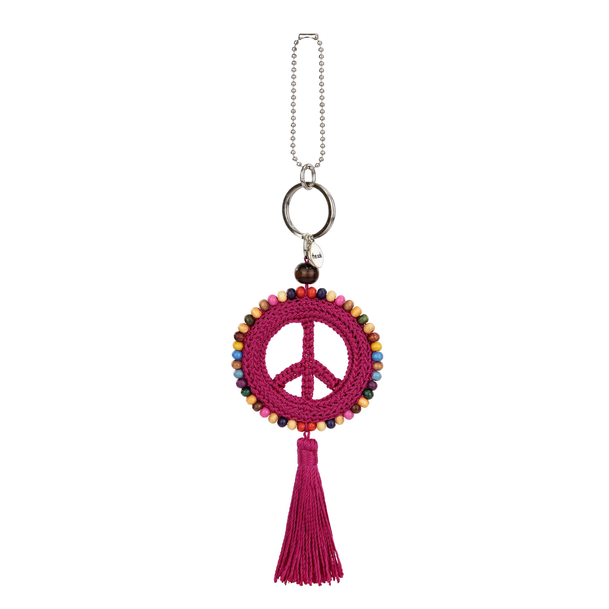 The Sak Yarnicharmz Peace Dangle Crochet - |Pinkberry|
