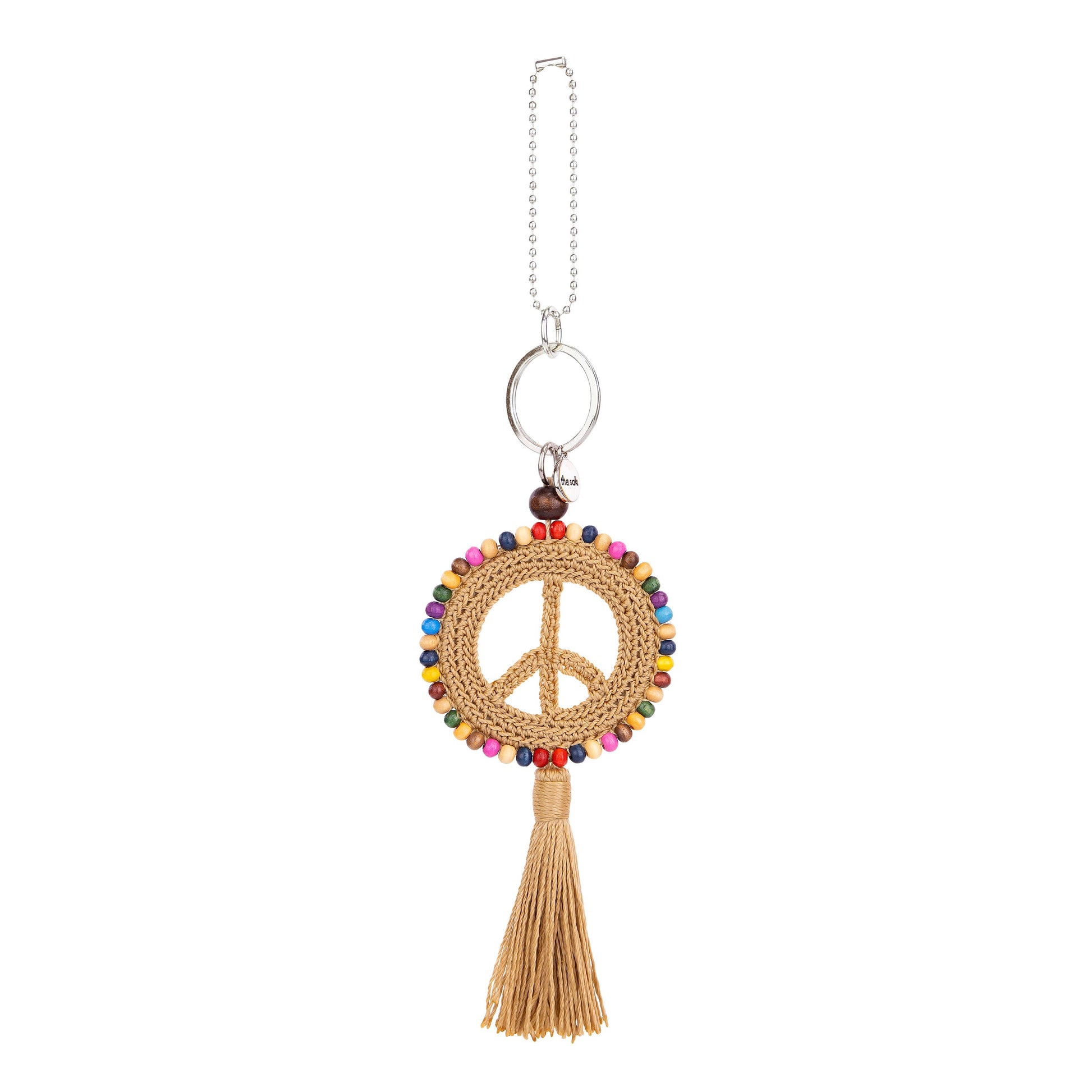 The Sak Yarnicharmz Peace Dangle Crochet - |Bamboo|